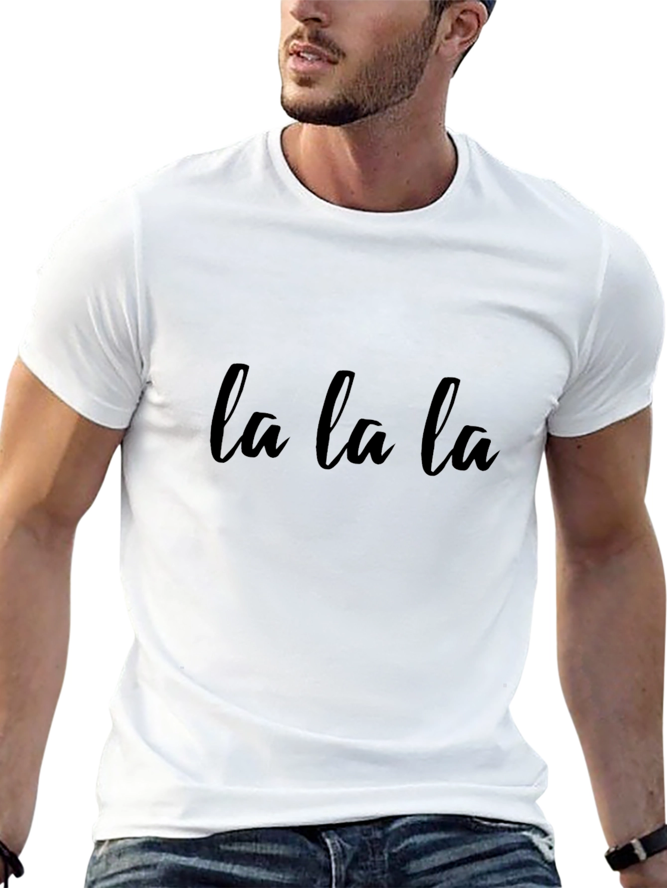 La La La Graphic Tee - Soft Cotton Blend