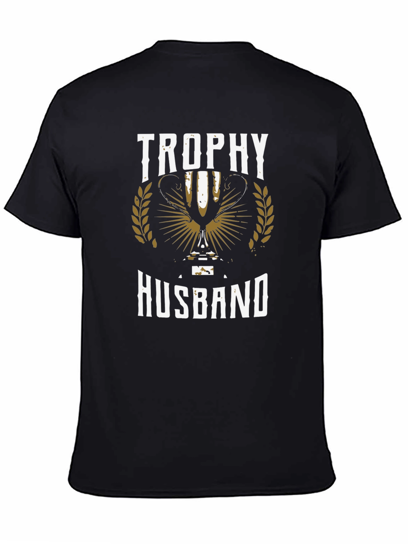 Trophy Husband Graphic Tee - Black