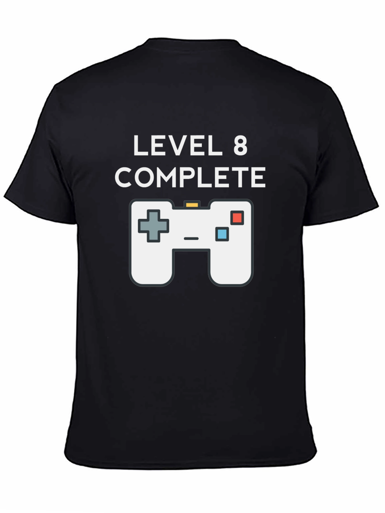 Level 8 Complete Gamer T-Shirt - Black