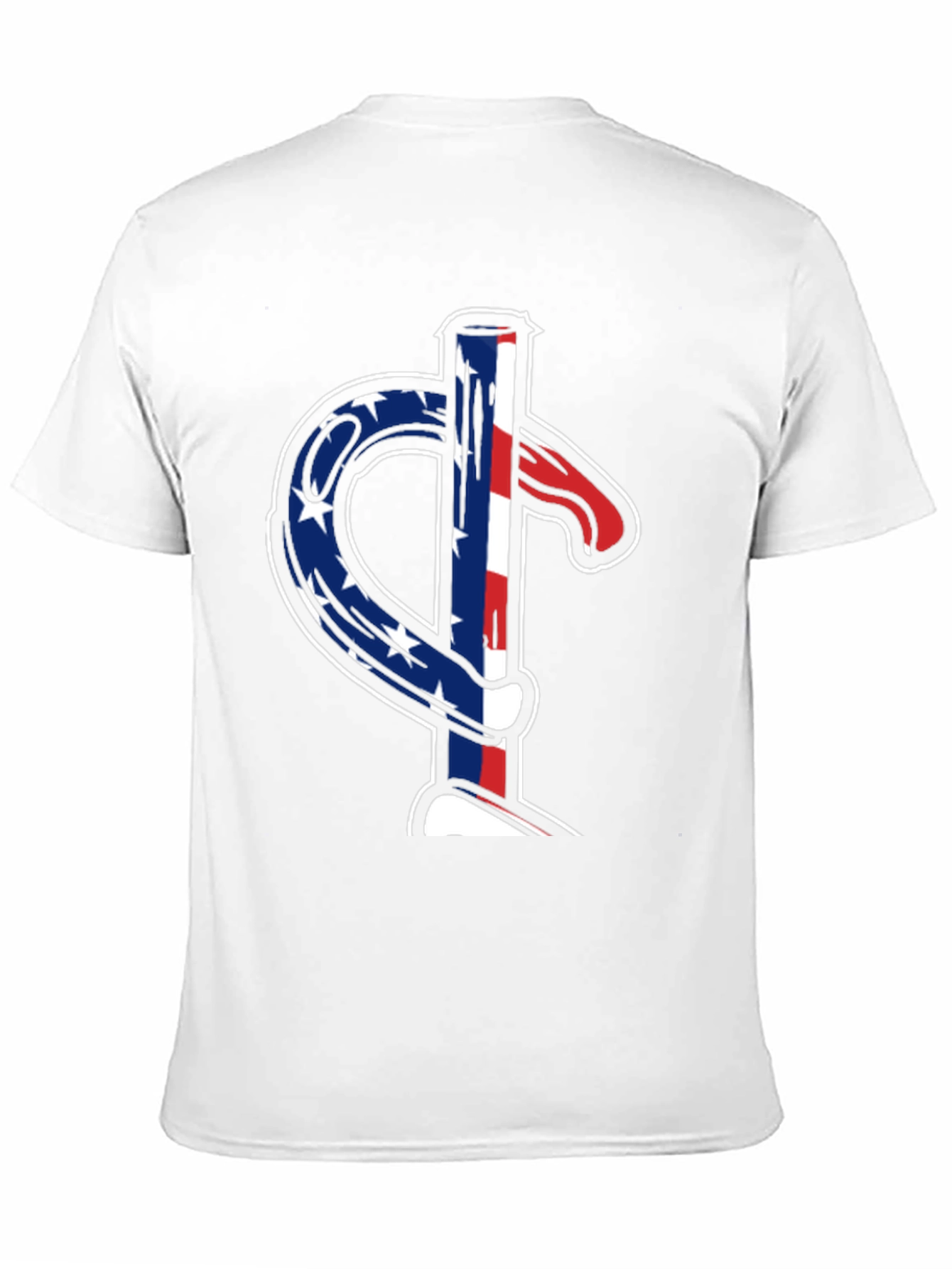American Flag Dollar Sign Graphic T-Shirt