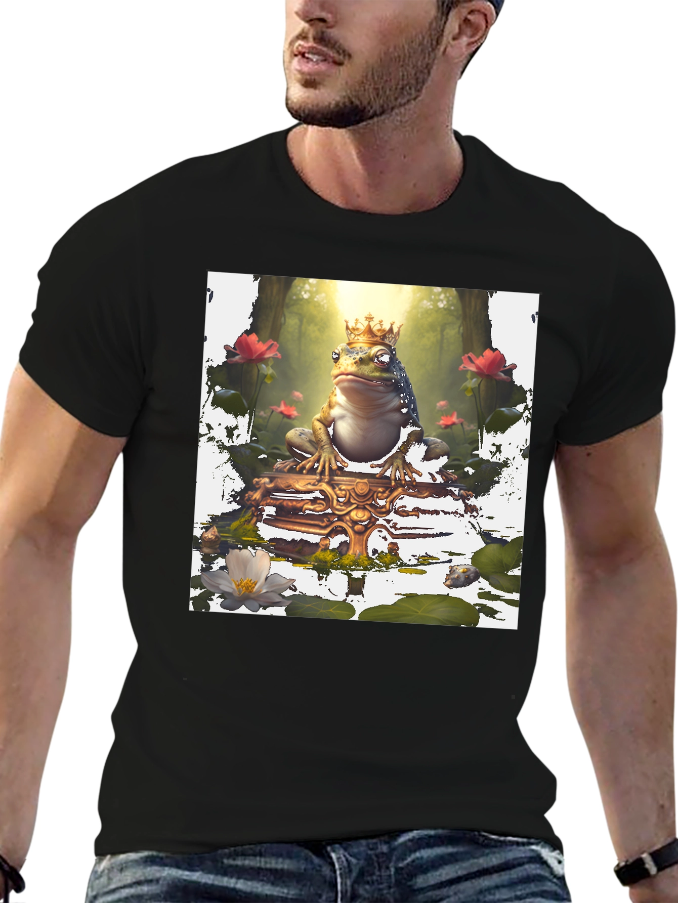 Frog King Graphic Tee