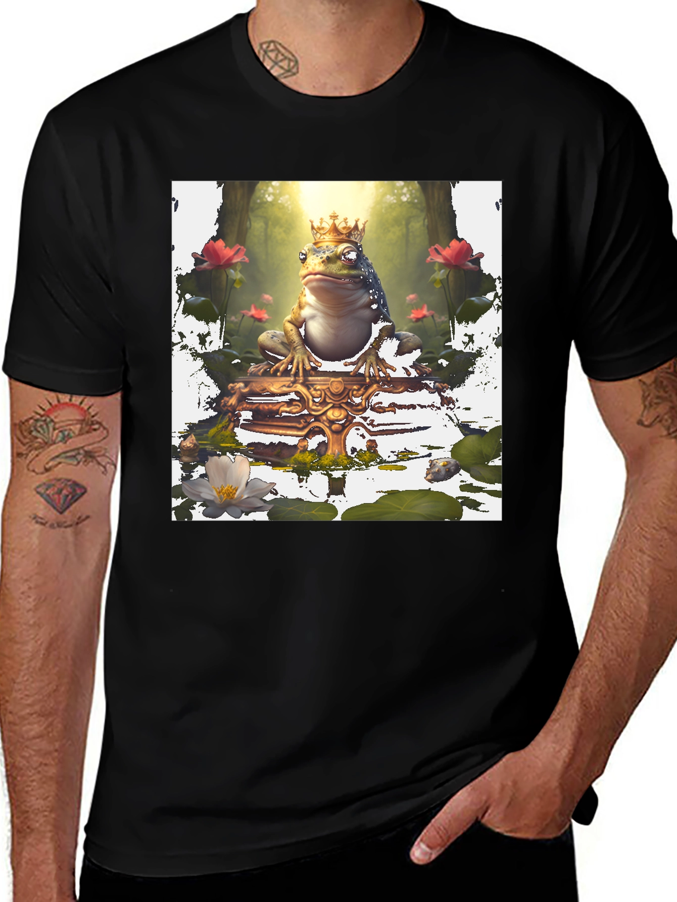 Frog King Graphic Tee