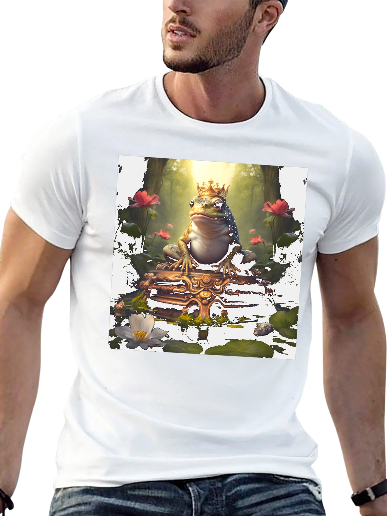 Frog King Graphic Tee
