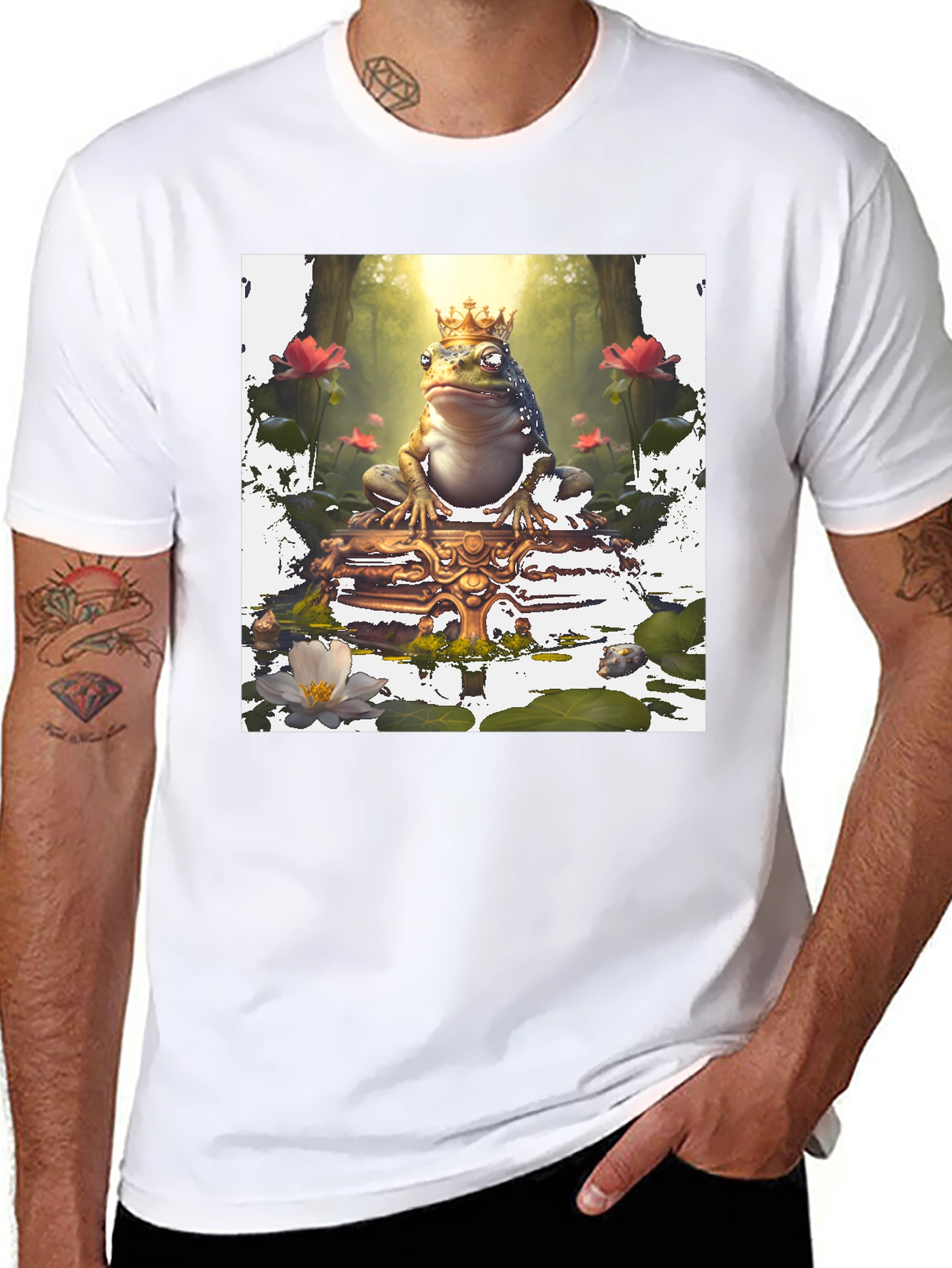 Frog King Graphic Tee