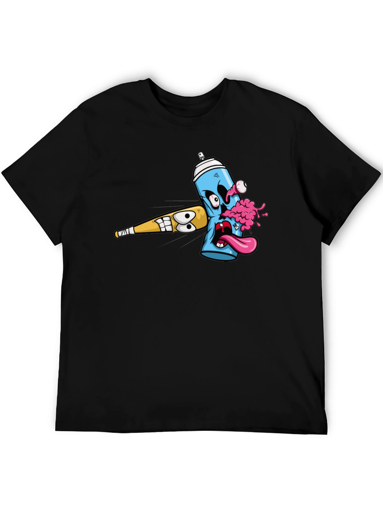 Cartoon Graffiti Graphic Tee