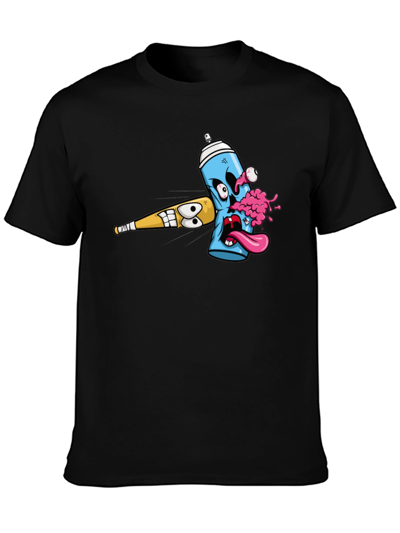 Cartoon Graffiti Graphic Tee