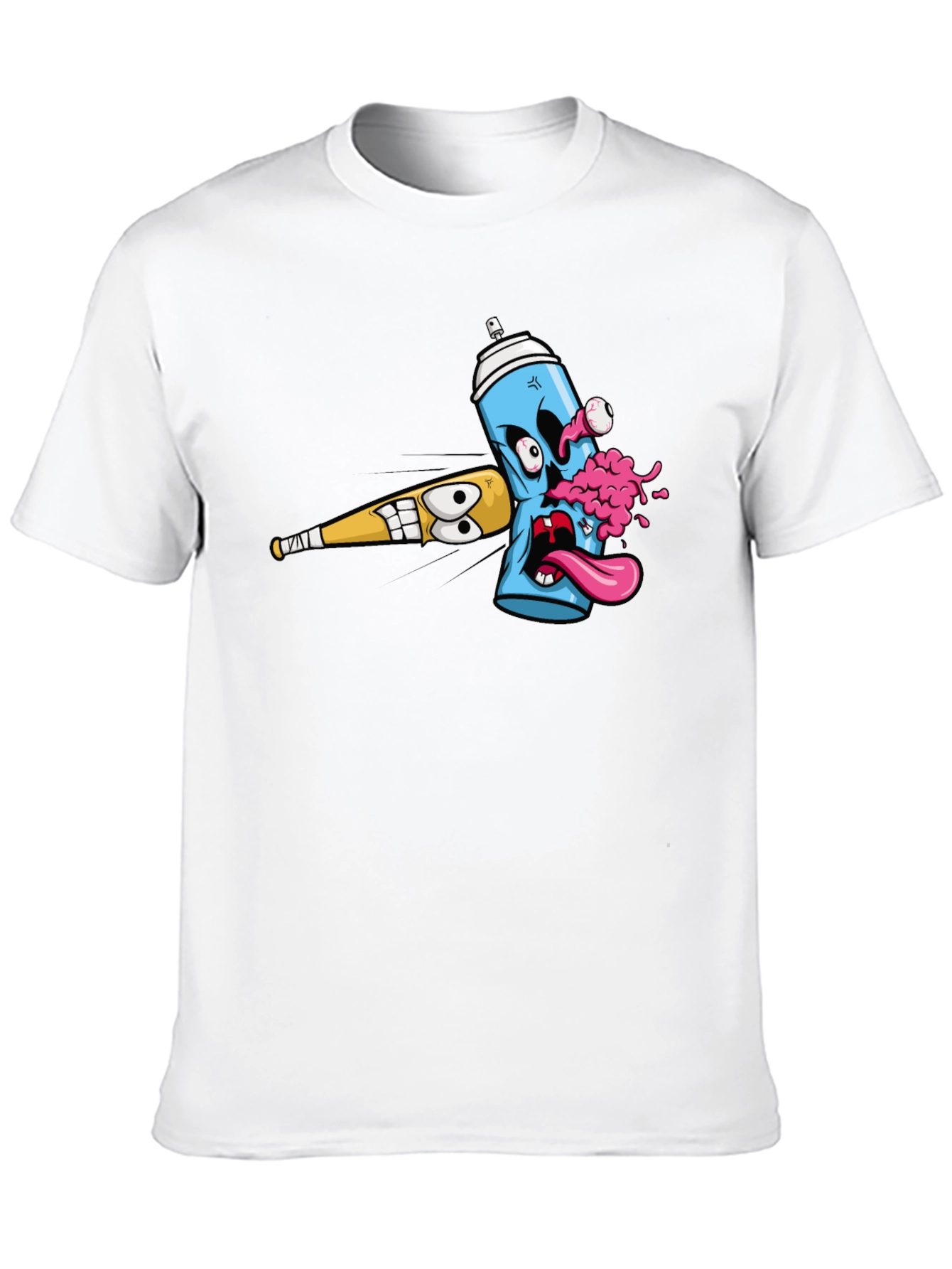 Cartoon Graffiti Graphic Tee