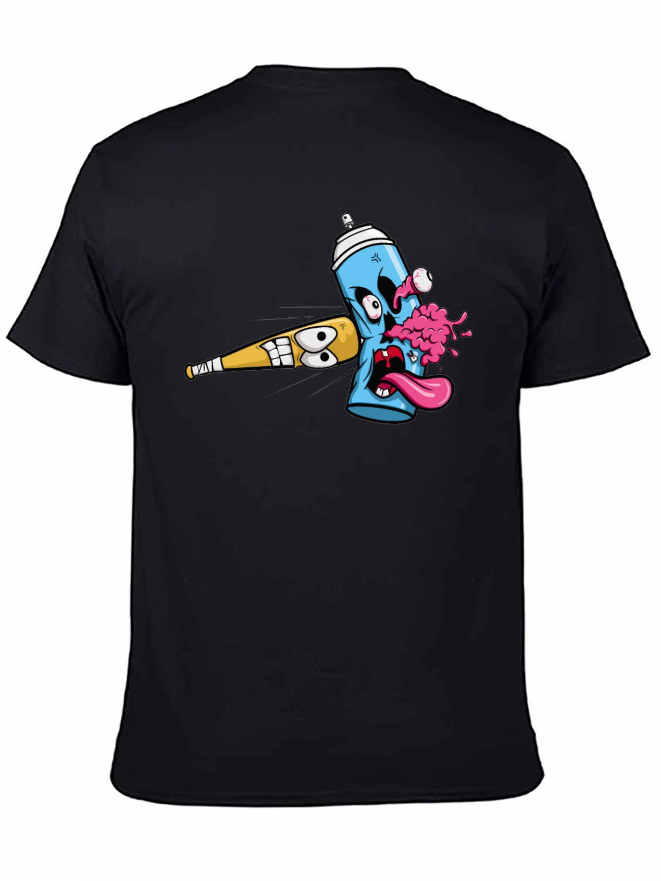Cartoon Graffiti Graphic Tee