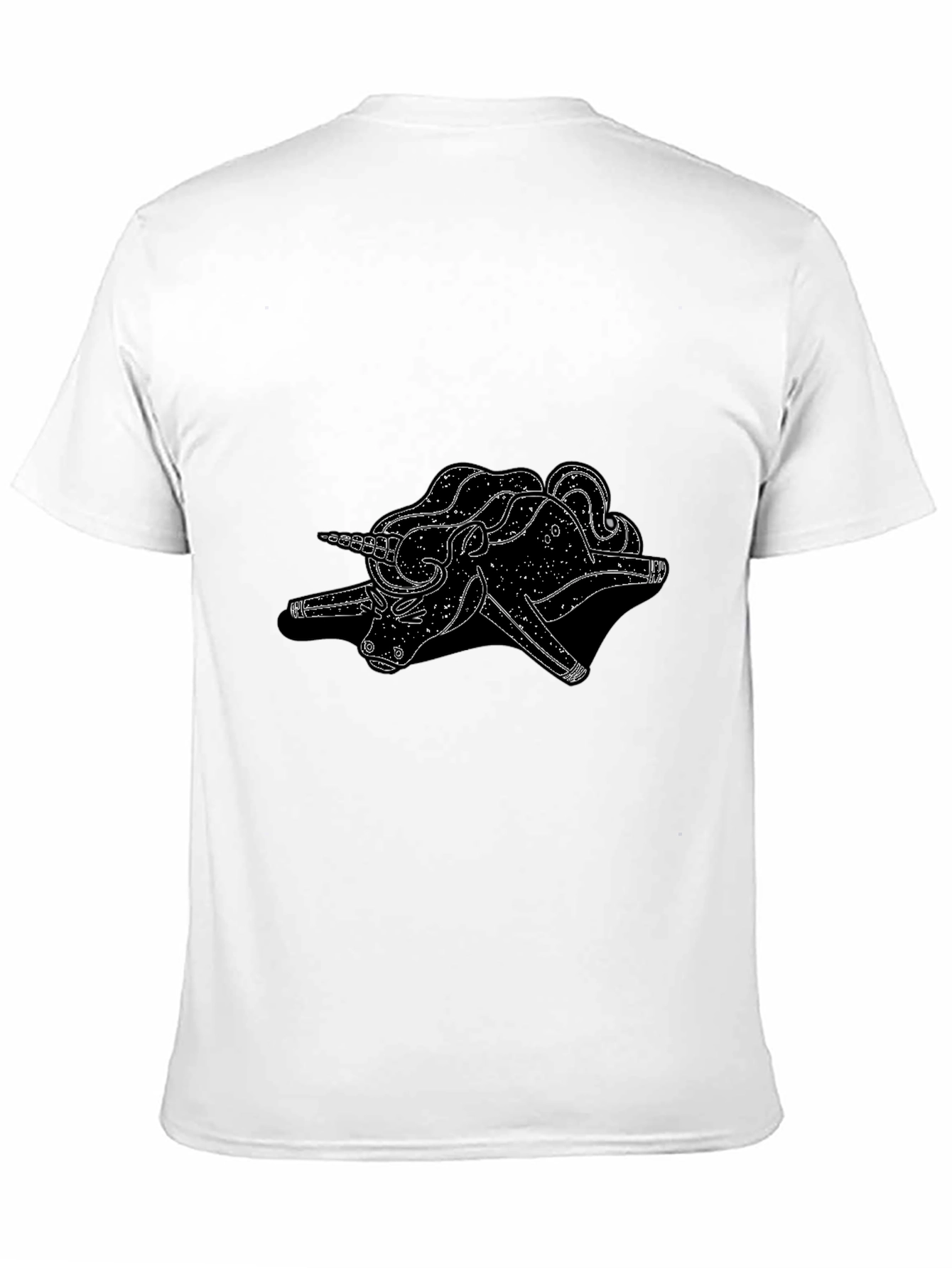 Unicorn Graphic Black Tee
