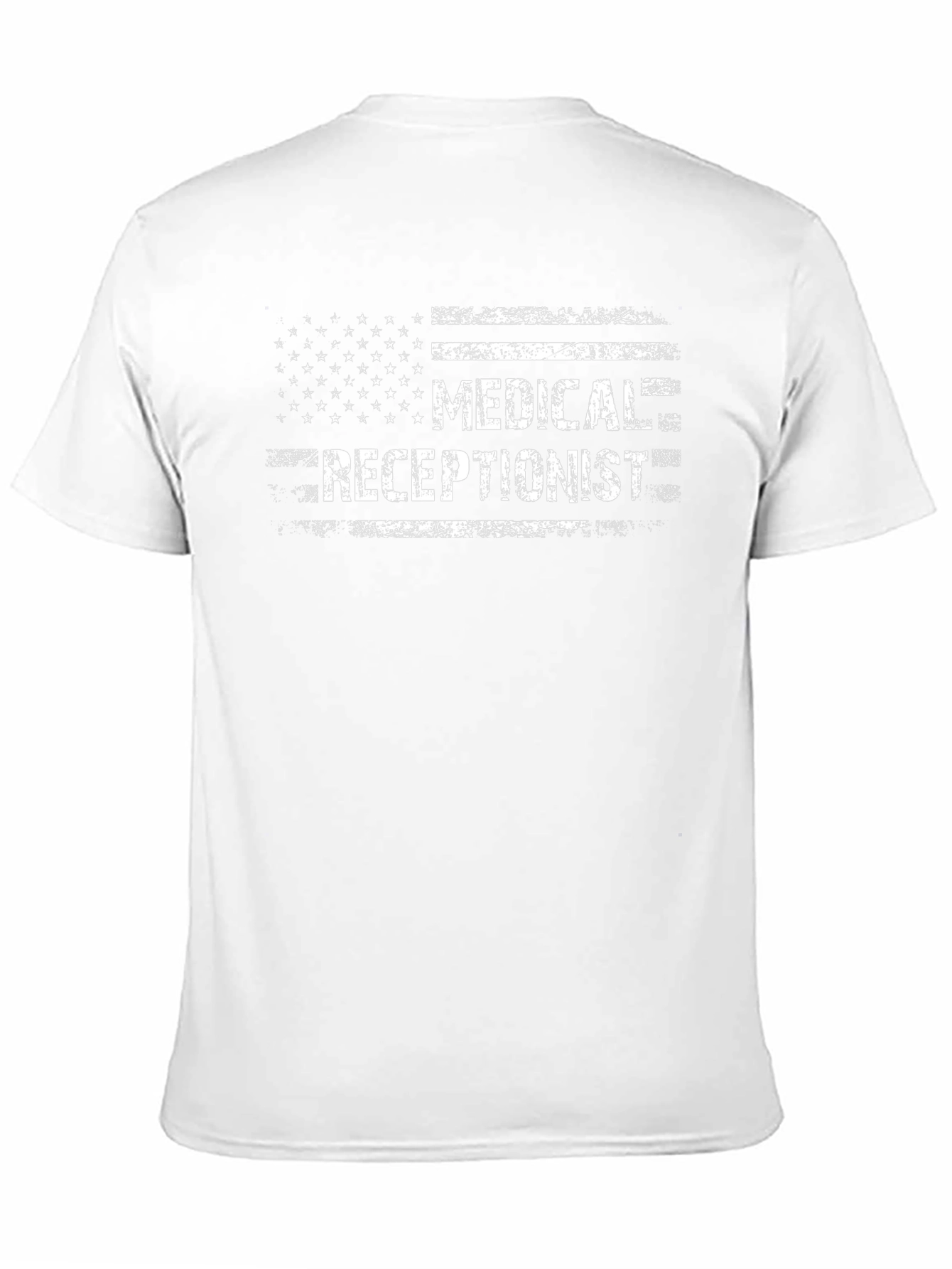 Medical Receptionist American Flag T-Shirt