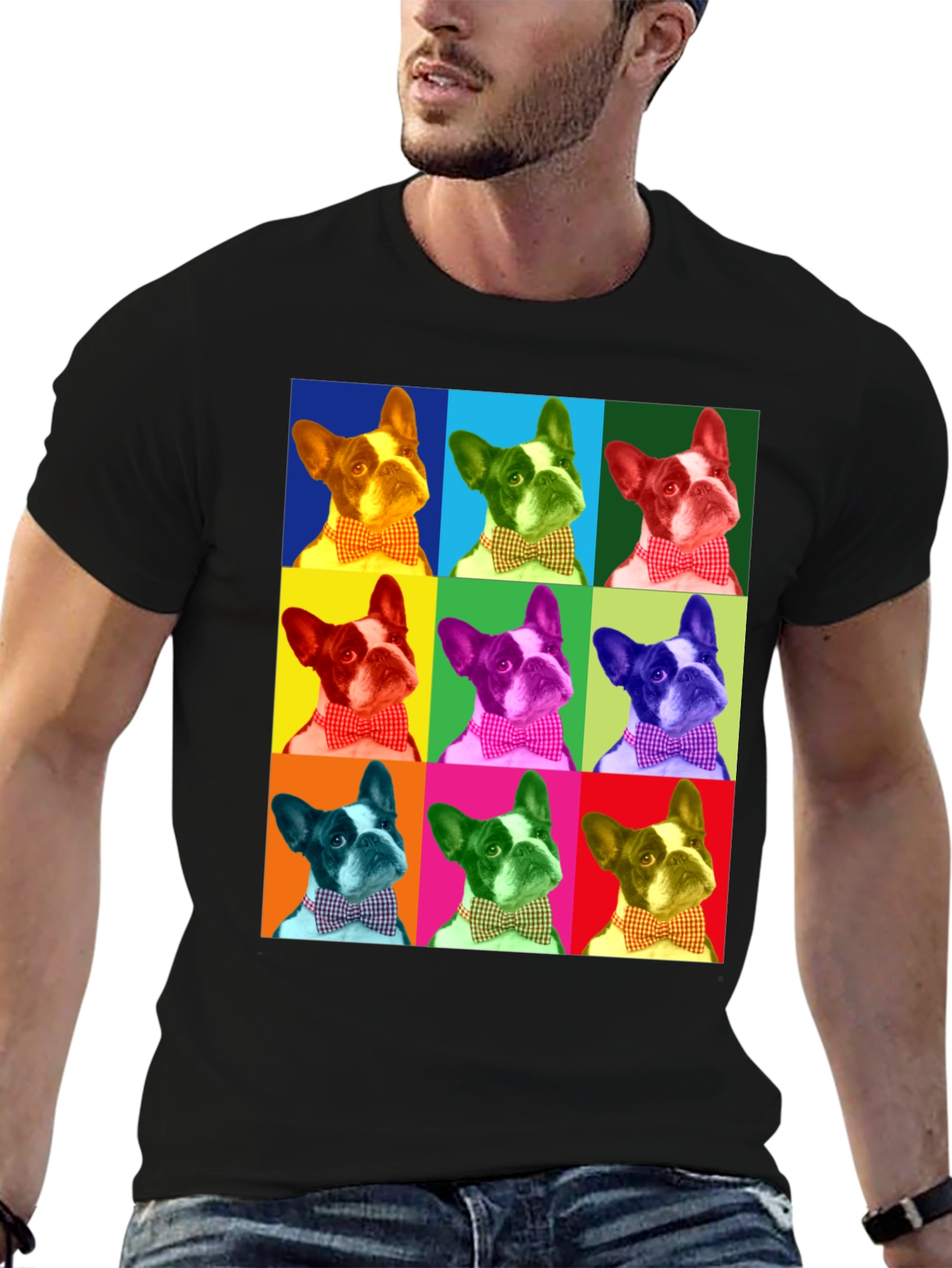 Pop Art Dog T-Shirt - Stylish and Unique