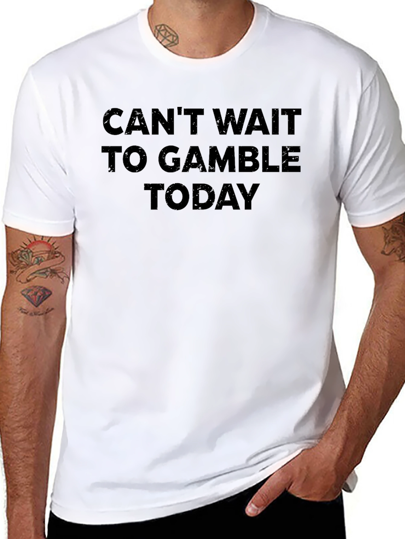 Gamble Today Graphic Tee - Mens Black T-Shirt