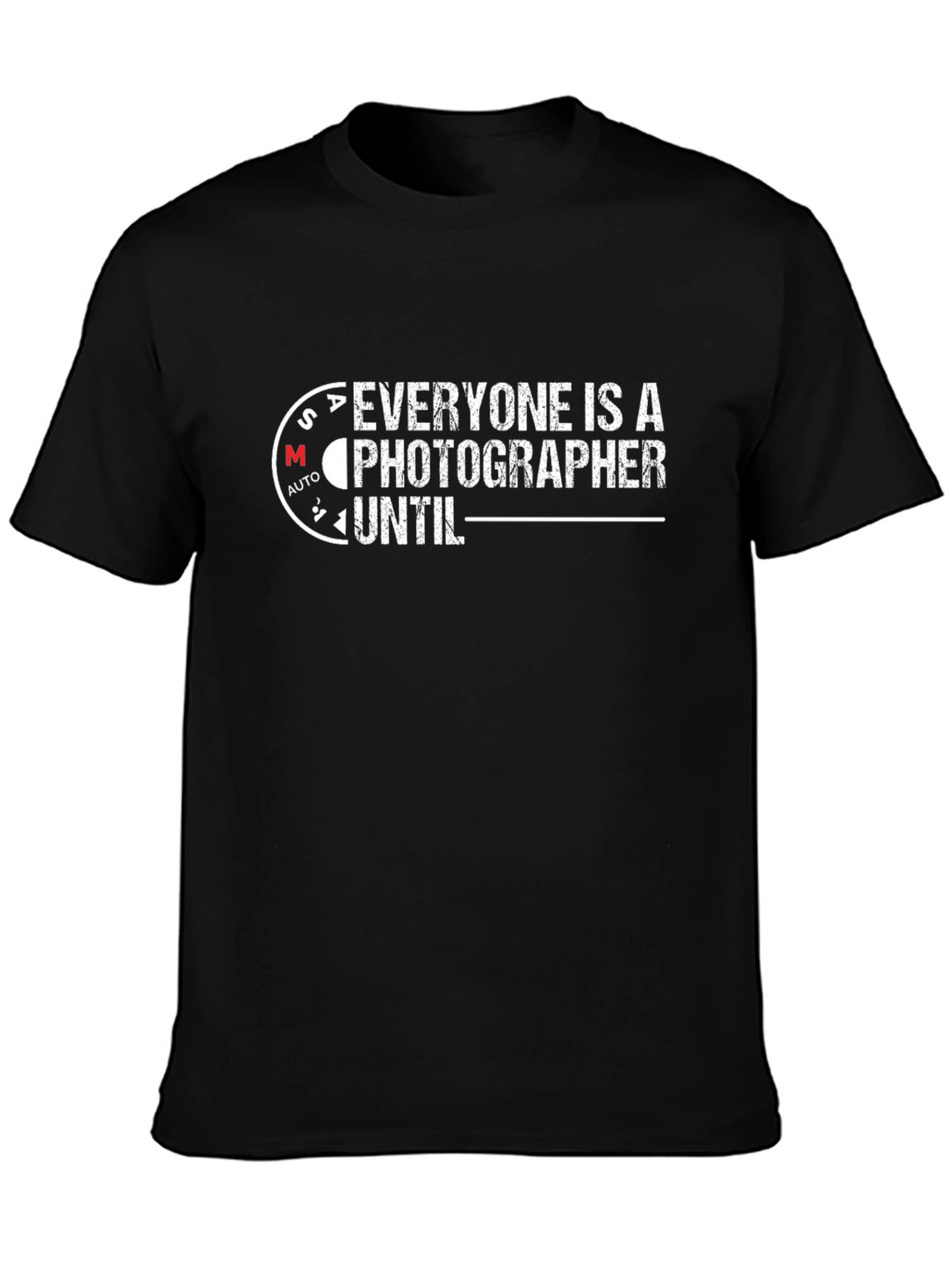 Everyone is a Photographer T-Shirt - Black
