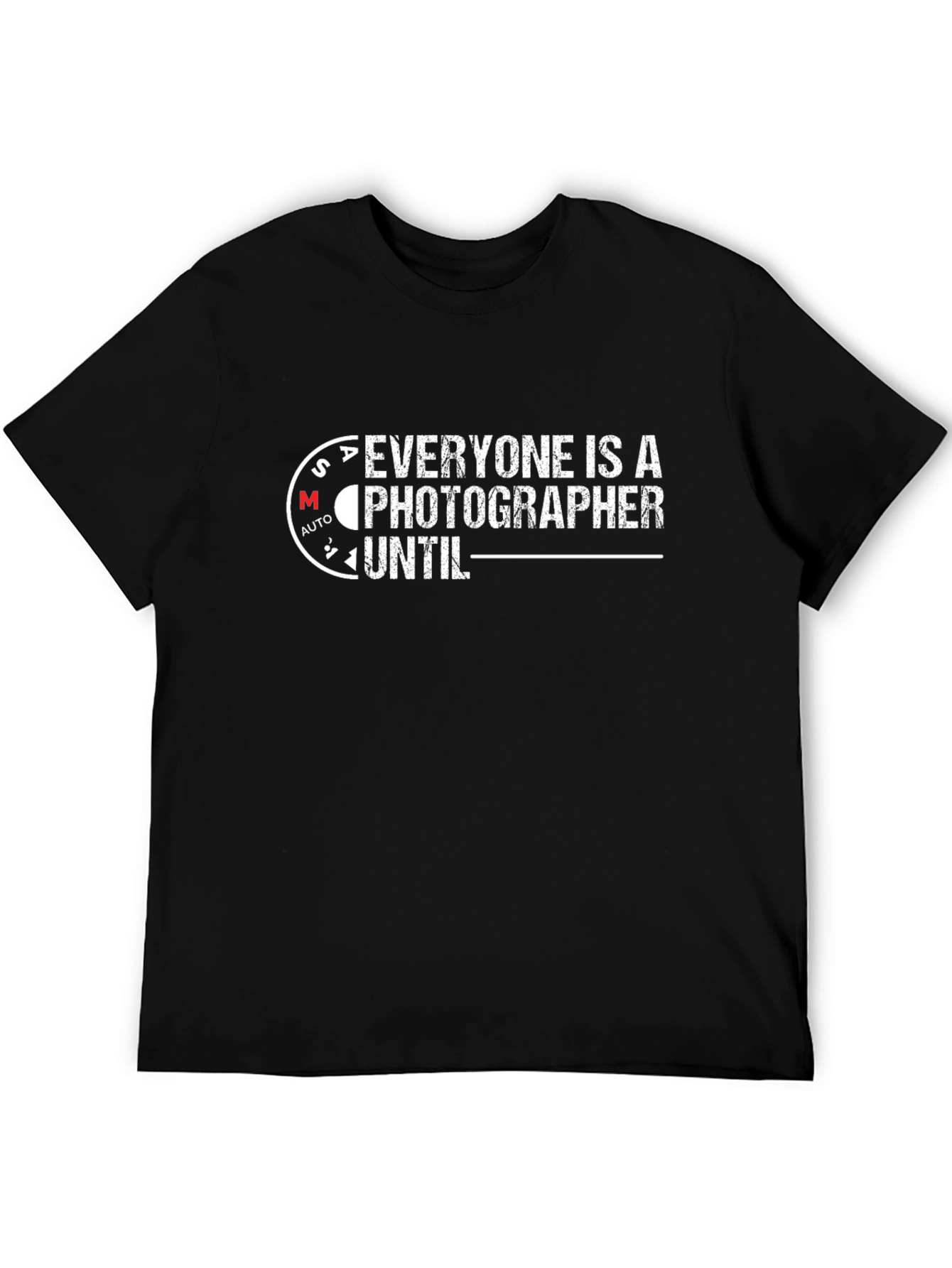 Everyone is a Photographer T-Shirt - Black