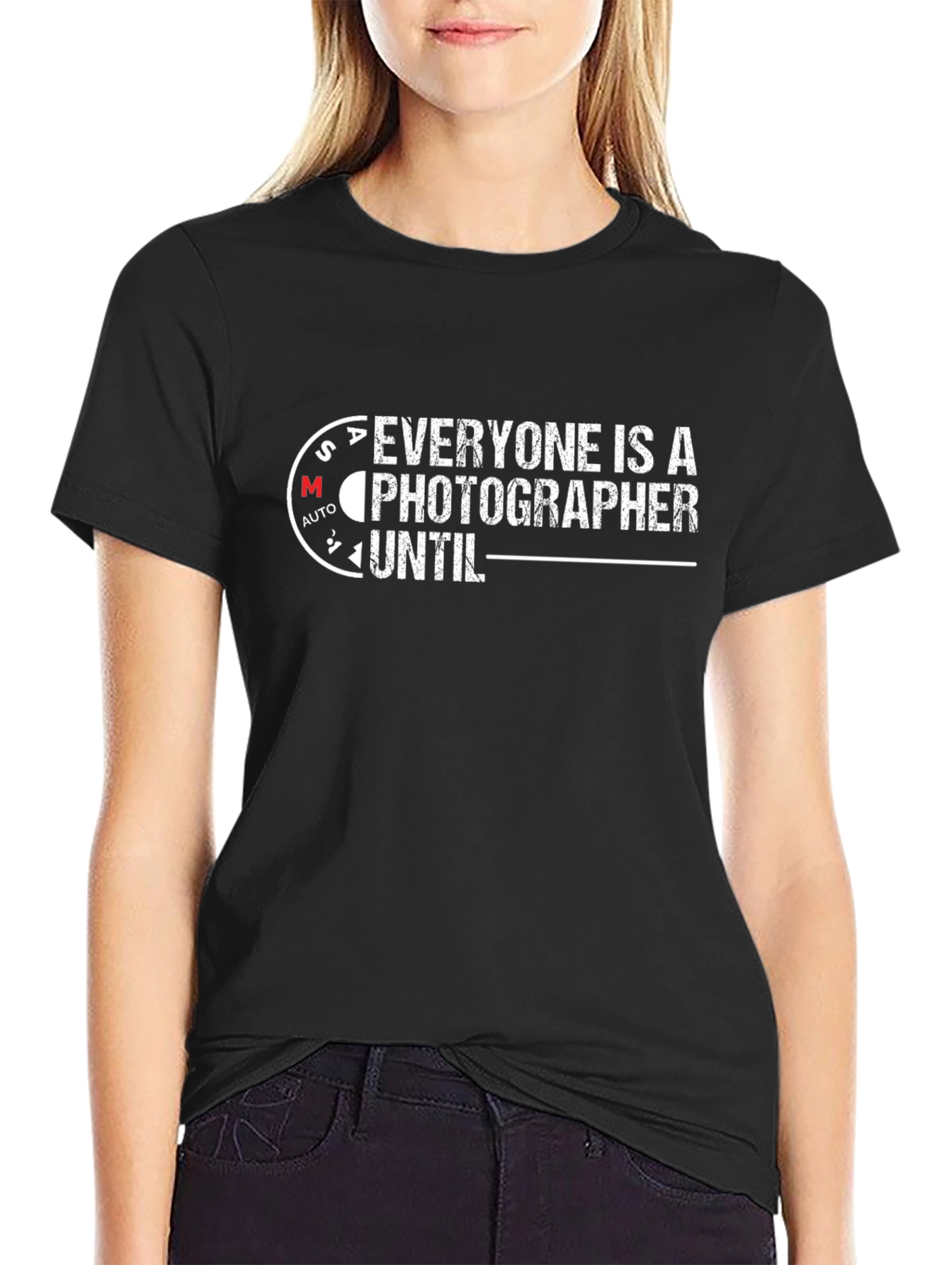 Everyone is a Photographer T-Shirt - Black