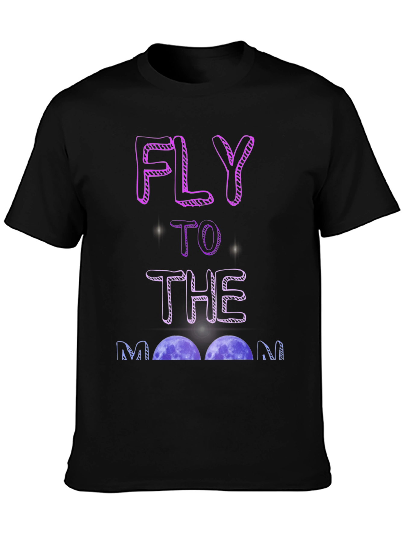 Fly to the Moon Graphic T-Shirt