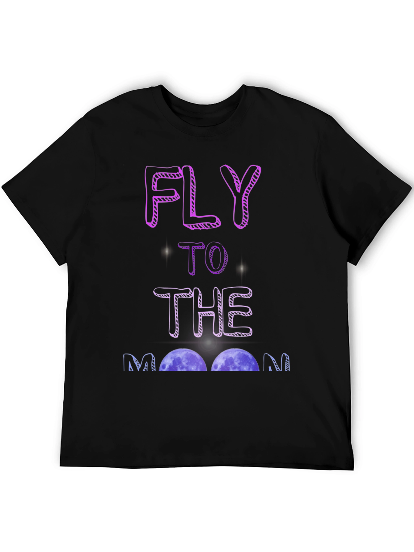 Fly to the Moon Graphic T-Shirt