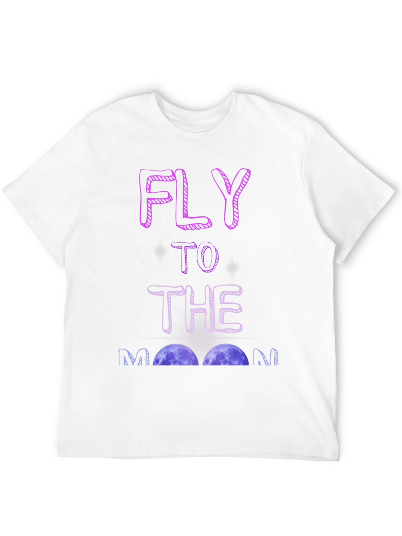 Fly to the Moon Graphic T-Shirt