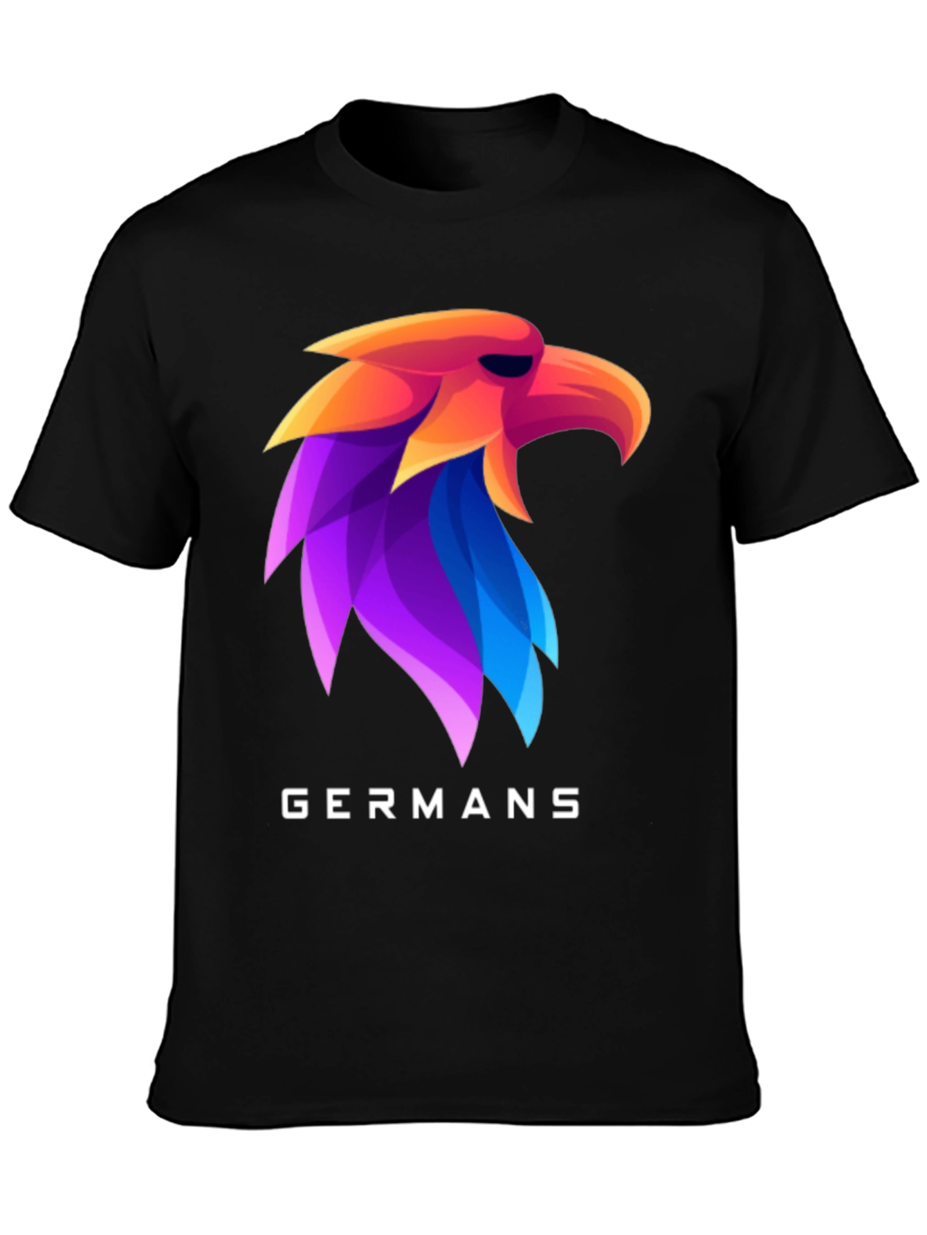 Germans Eagle Head Graphic T-Shirt - Bold & Stylish