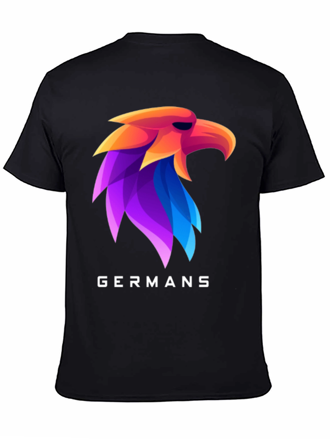 Germans Eagle Head Graphic T-Shirt - Bold & Stylish