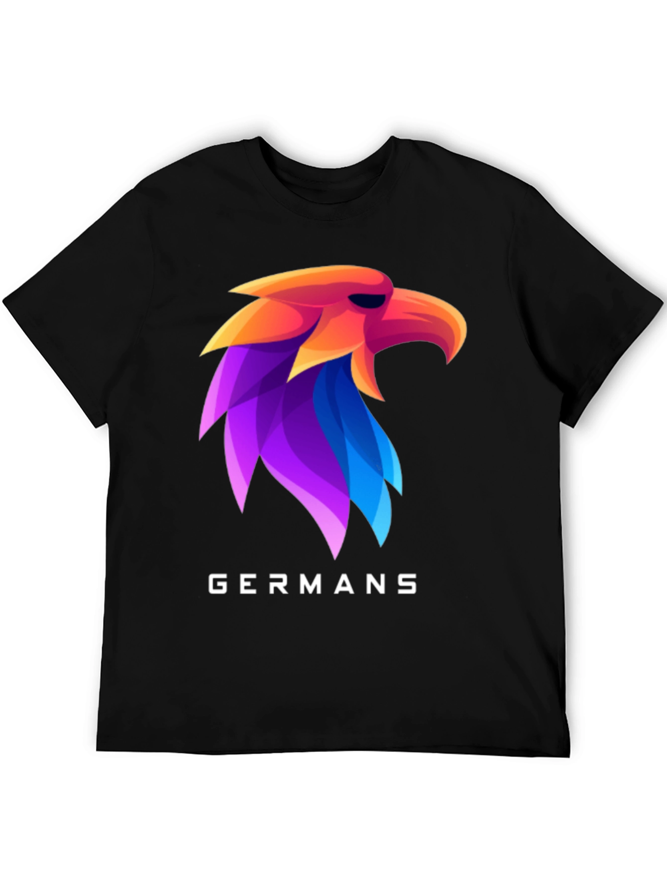 Germans Eagle Head Graphic T-Shirt - Bold & Stylish
