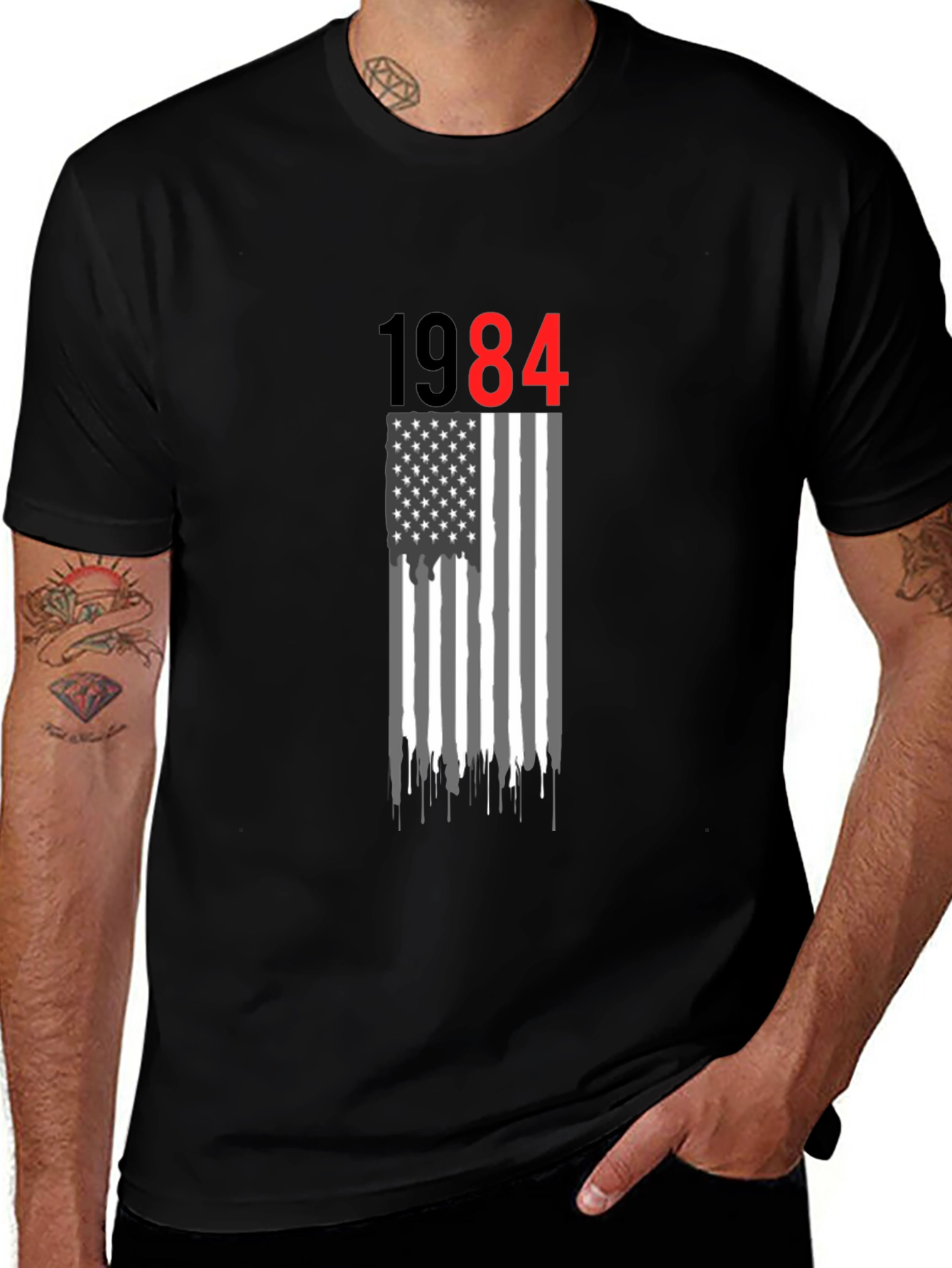 1984 Flag Graphic T-Shirt