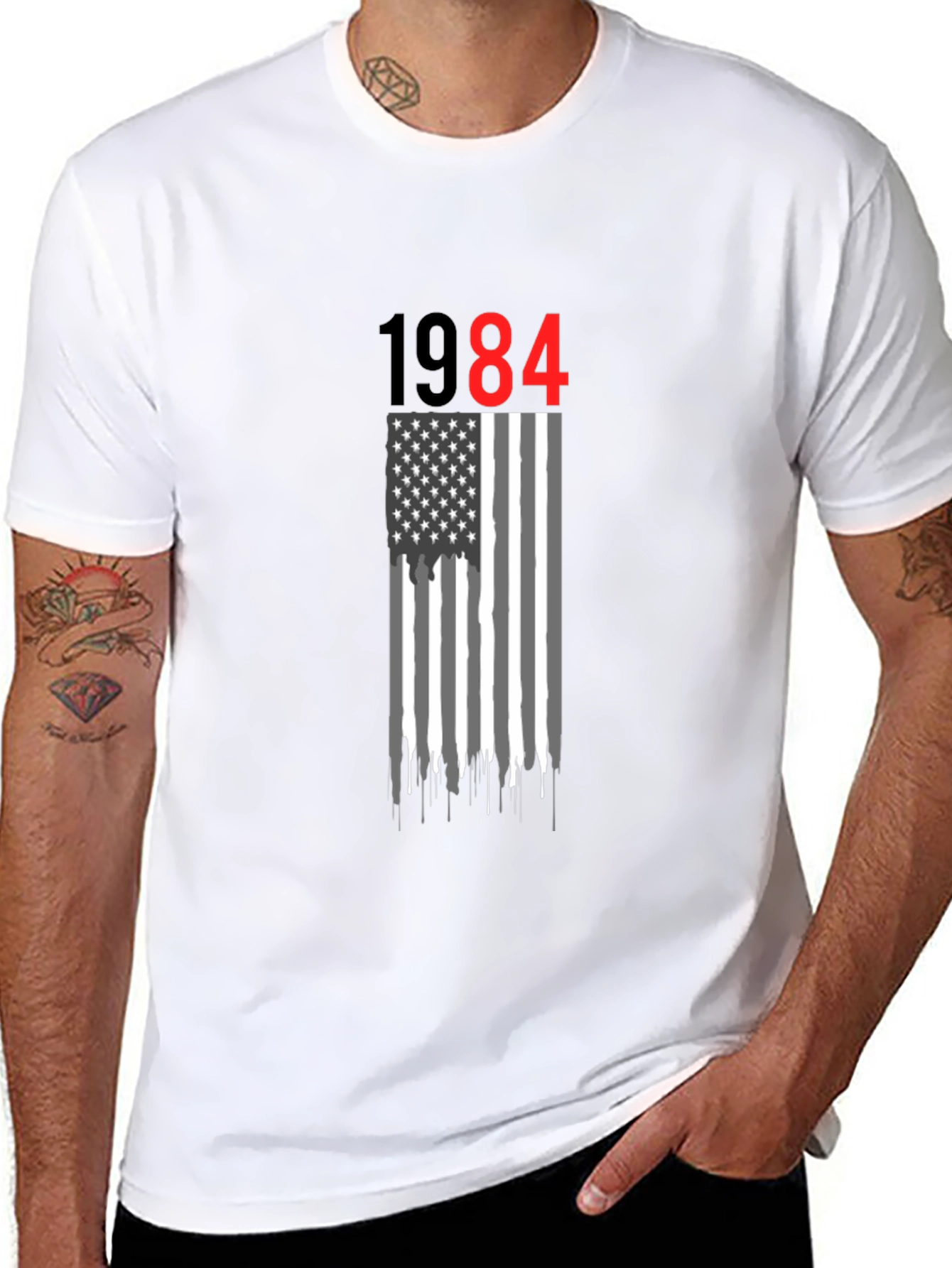 1984 Flag Graphic T-Shirt