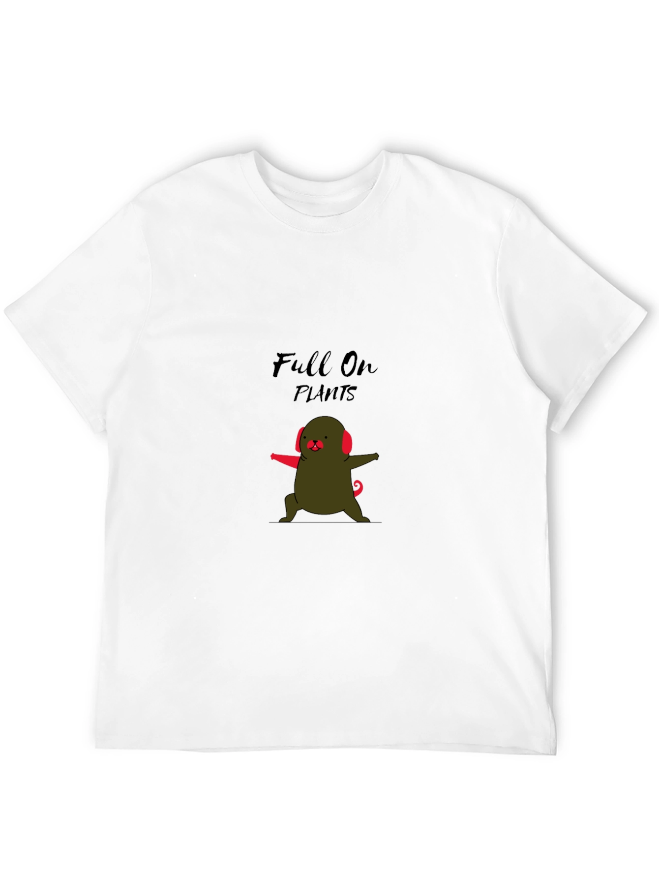 Full On Plants Yoga Dog Graphic Tee