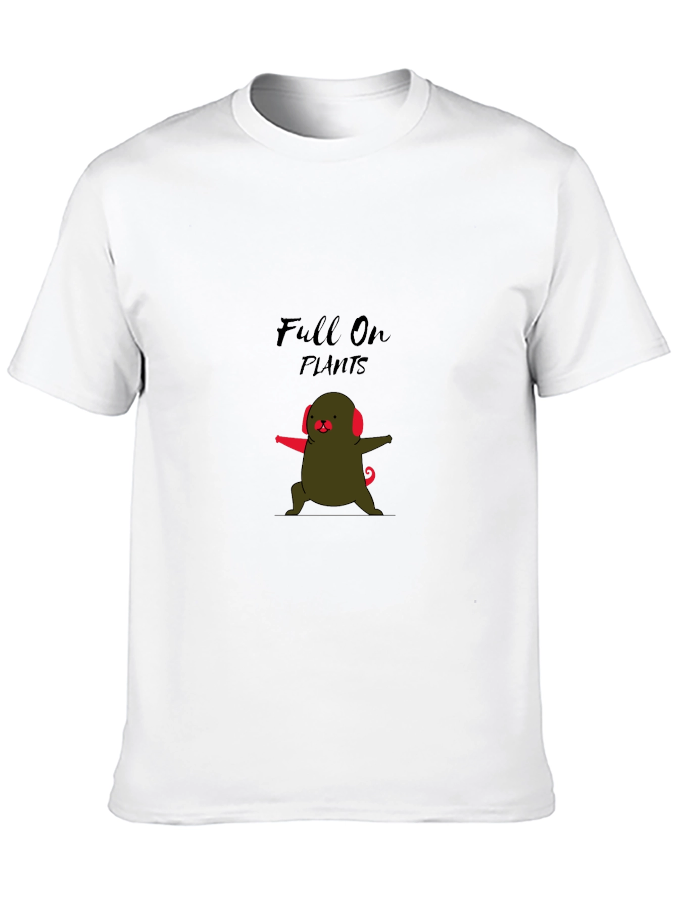 Full On Plants Yoga Dog Graphic Tee