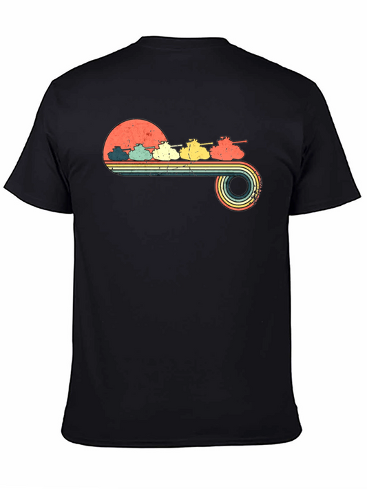 Vintage Tank T-Shirt Retro Sunset Tanks