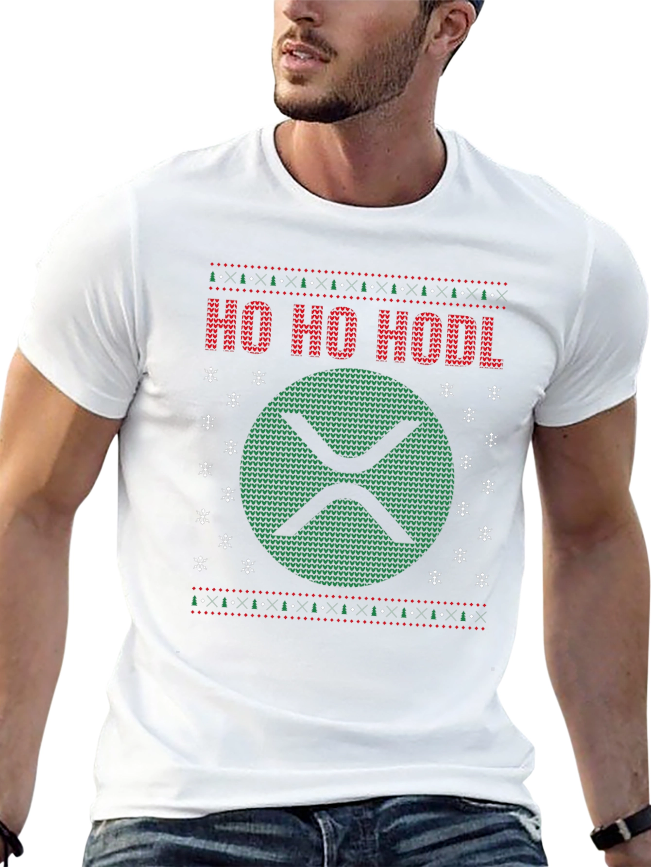 Ho Ho HODL Christmas XRP T-Shirt