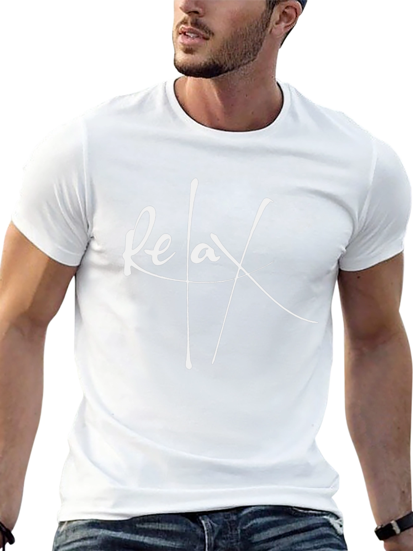Relax Black Tee - Casual Comfort