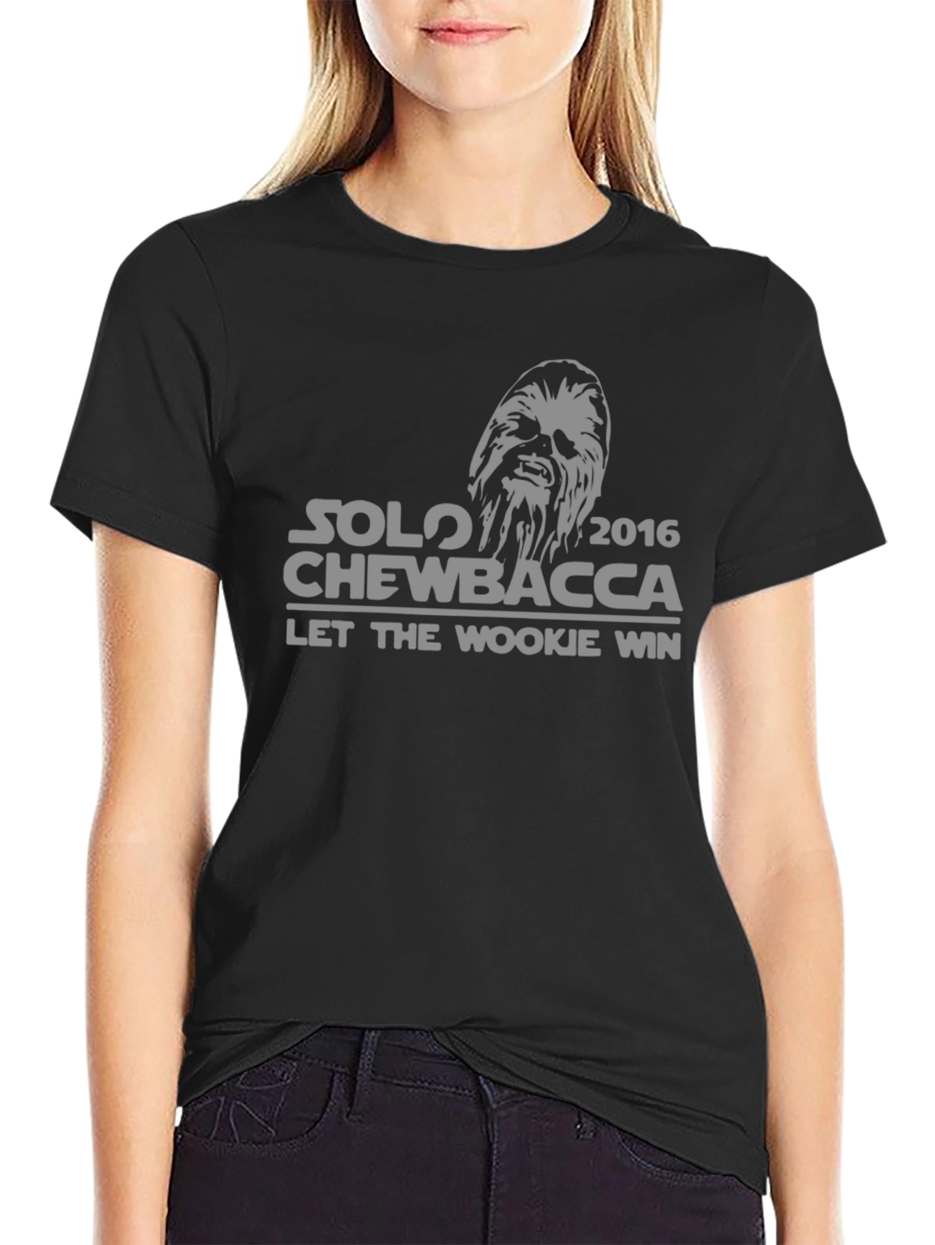 Solo Chewbacca 2016 Let The Wookie Win Graphic T-Shirt