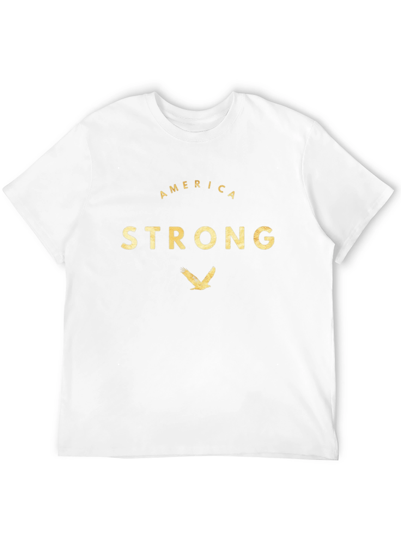 America Strong Eagle Graphic Tee - Black