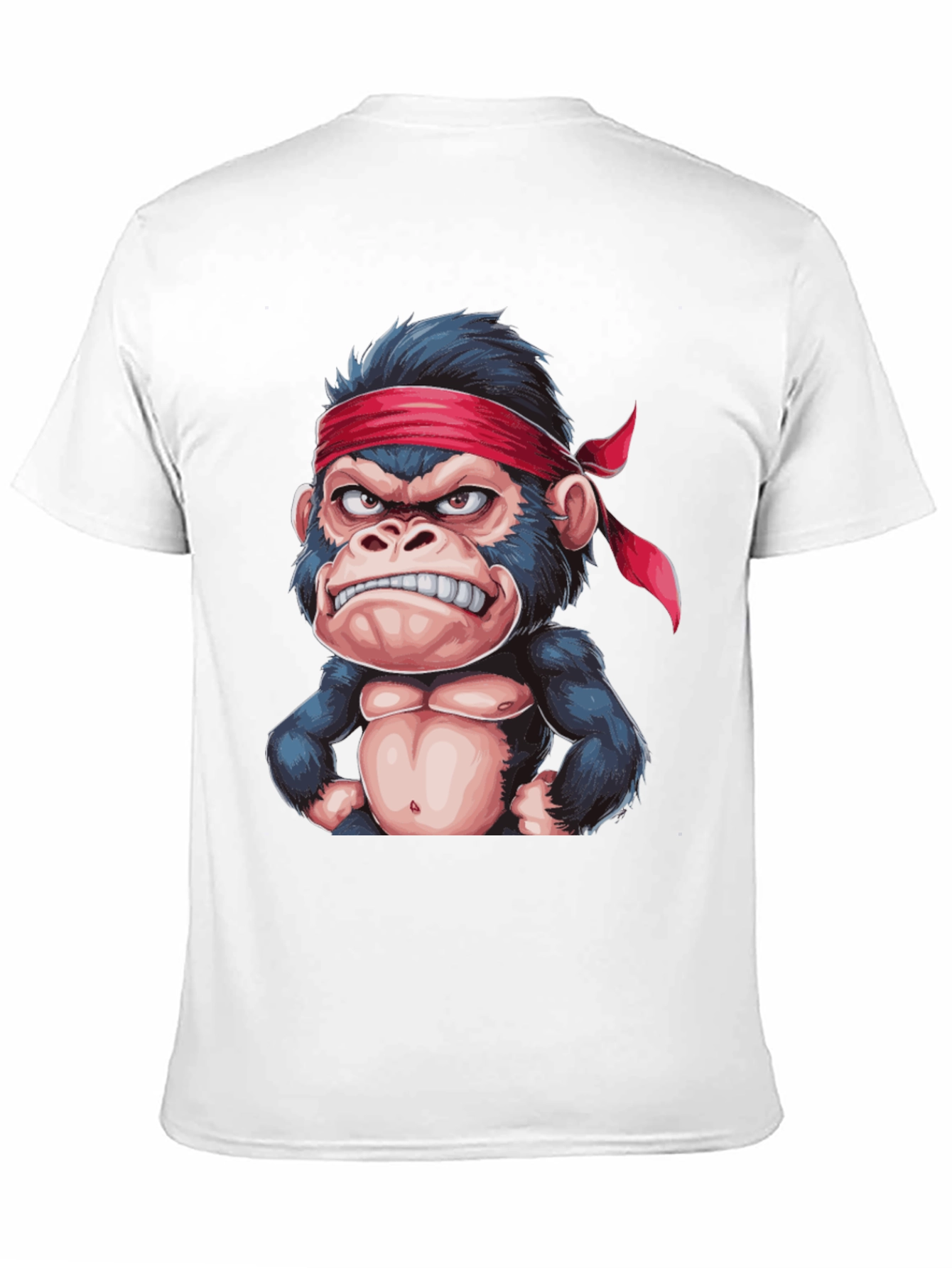 Angry Monkey Graphic Tee - Black