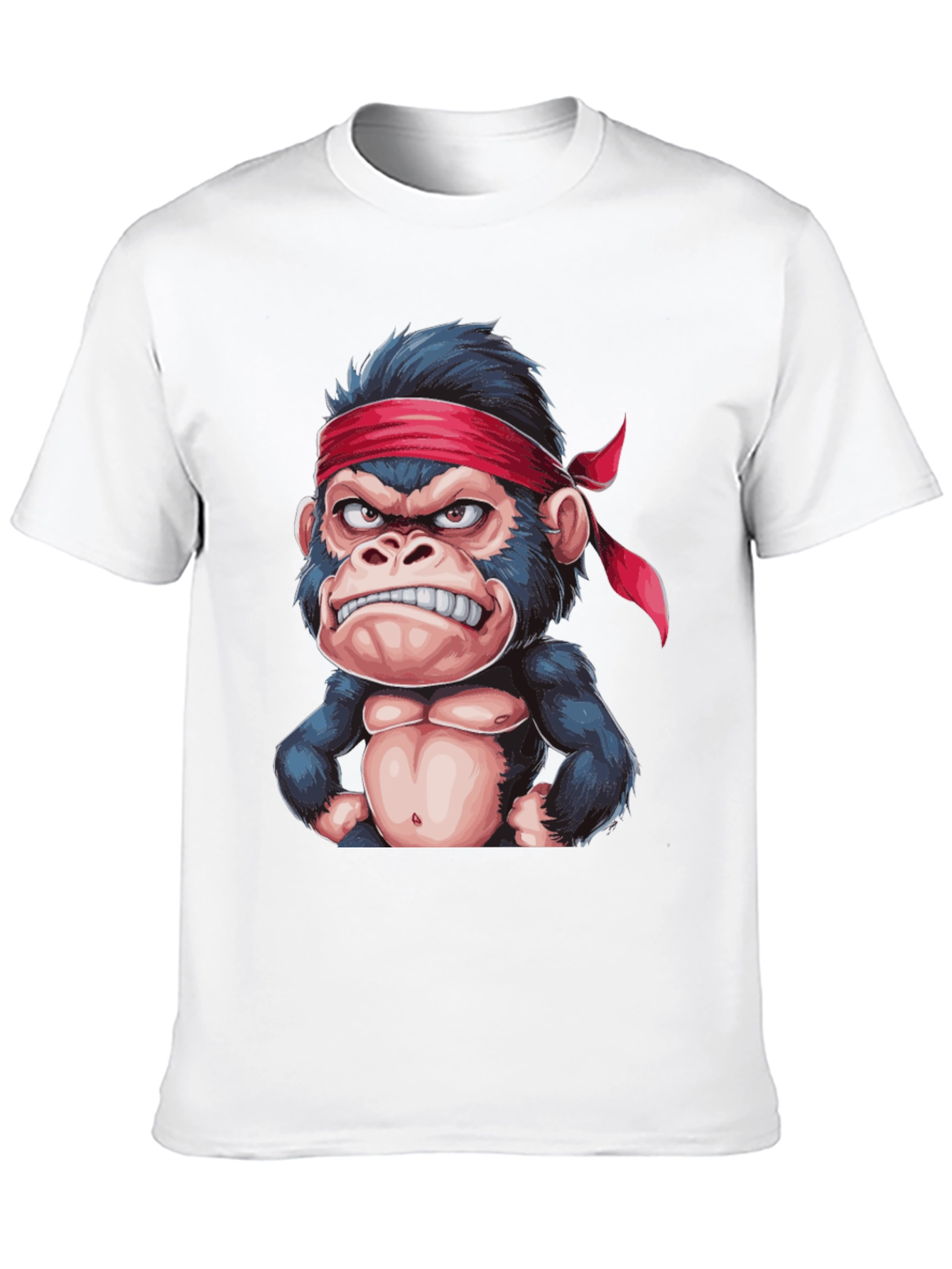 Angry Monkey Graphic Tee - Black