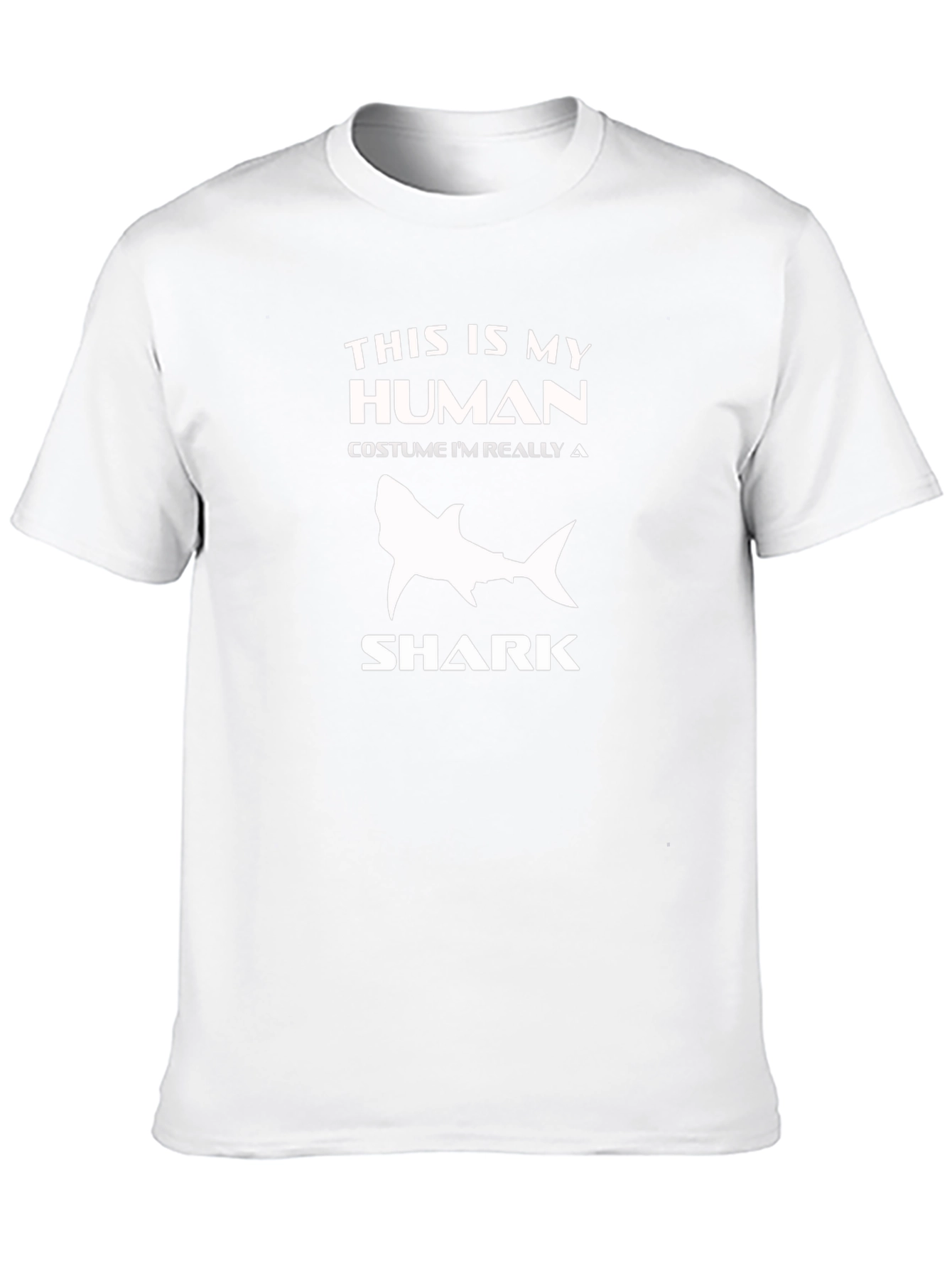 Shark Costume T-Shirt - Funny Halloween Tee