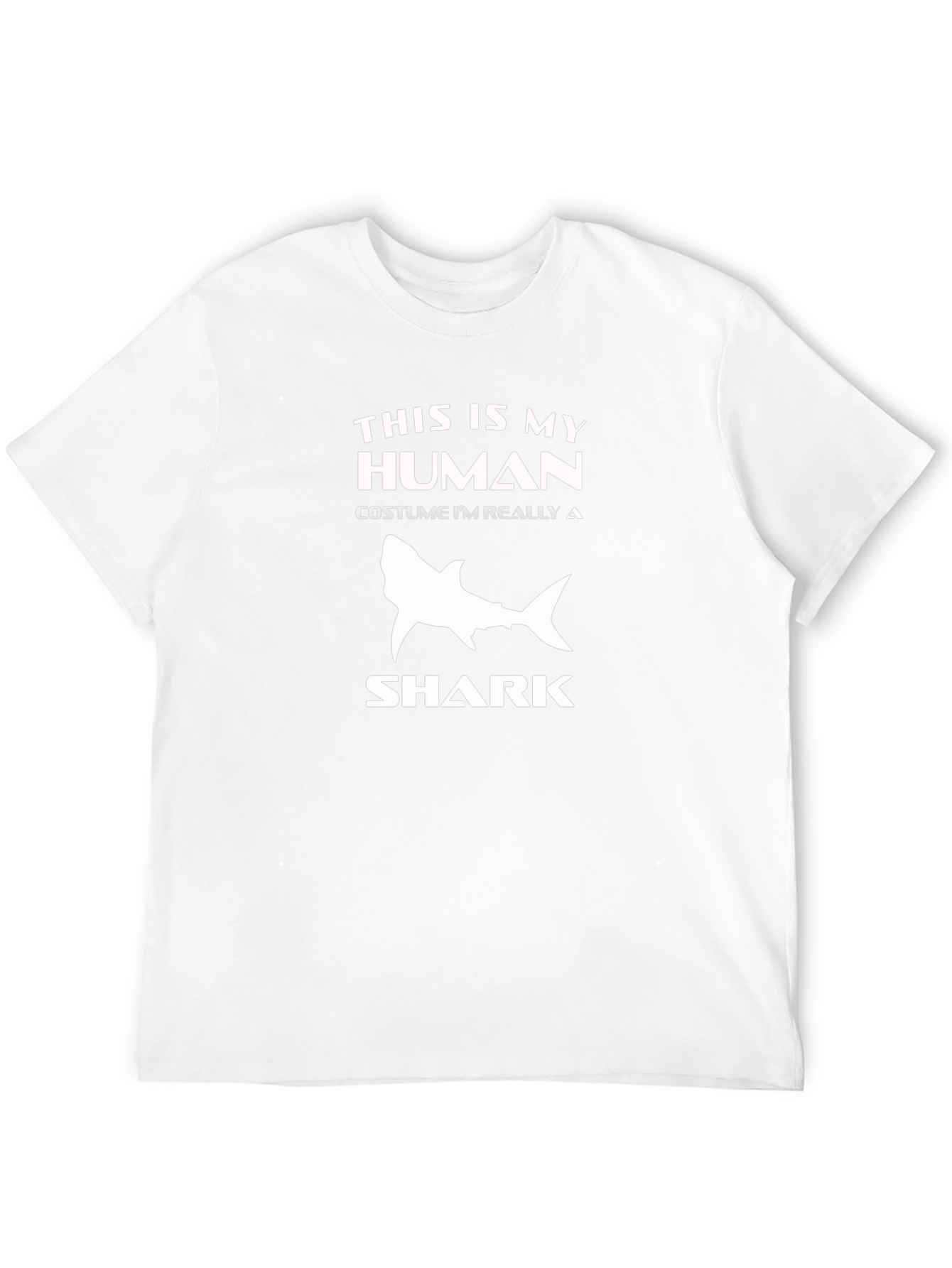 Shark Costume T-Shirt - Funny Halloween Tee