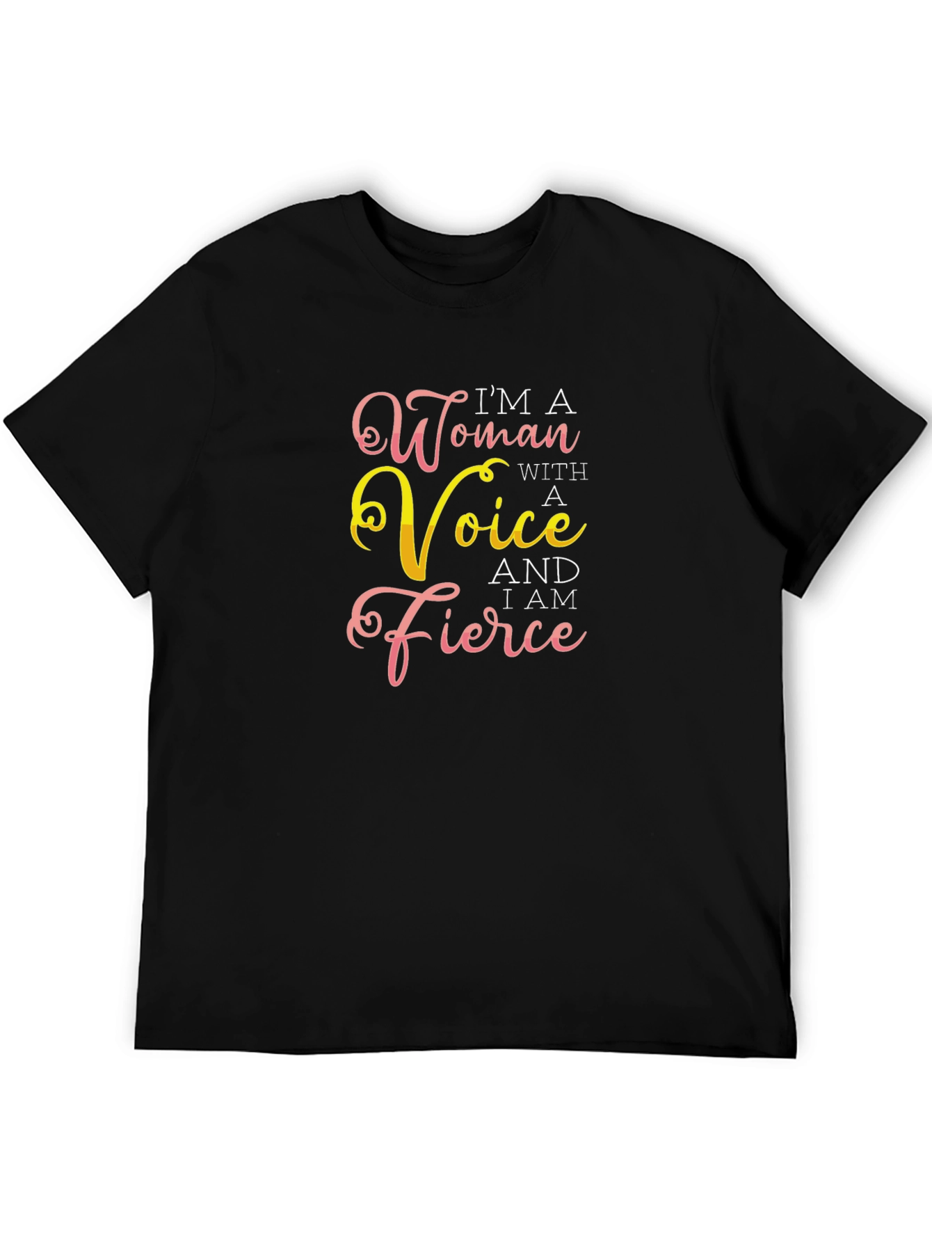 Fierce Woman Graphic Tee - Empowering Statement Shirt