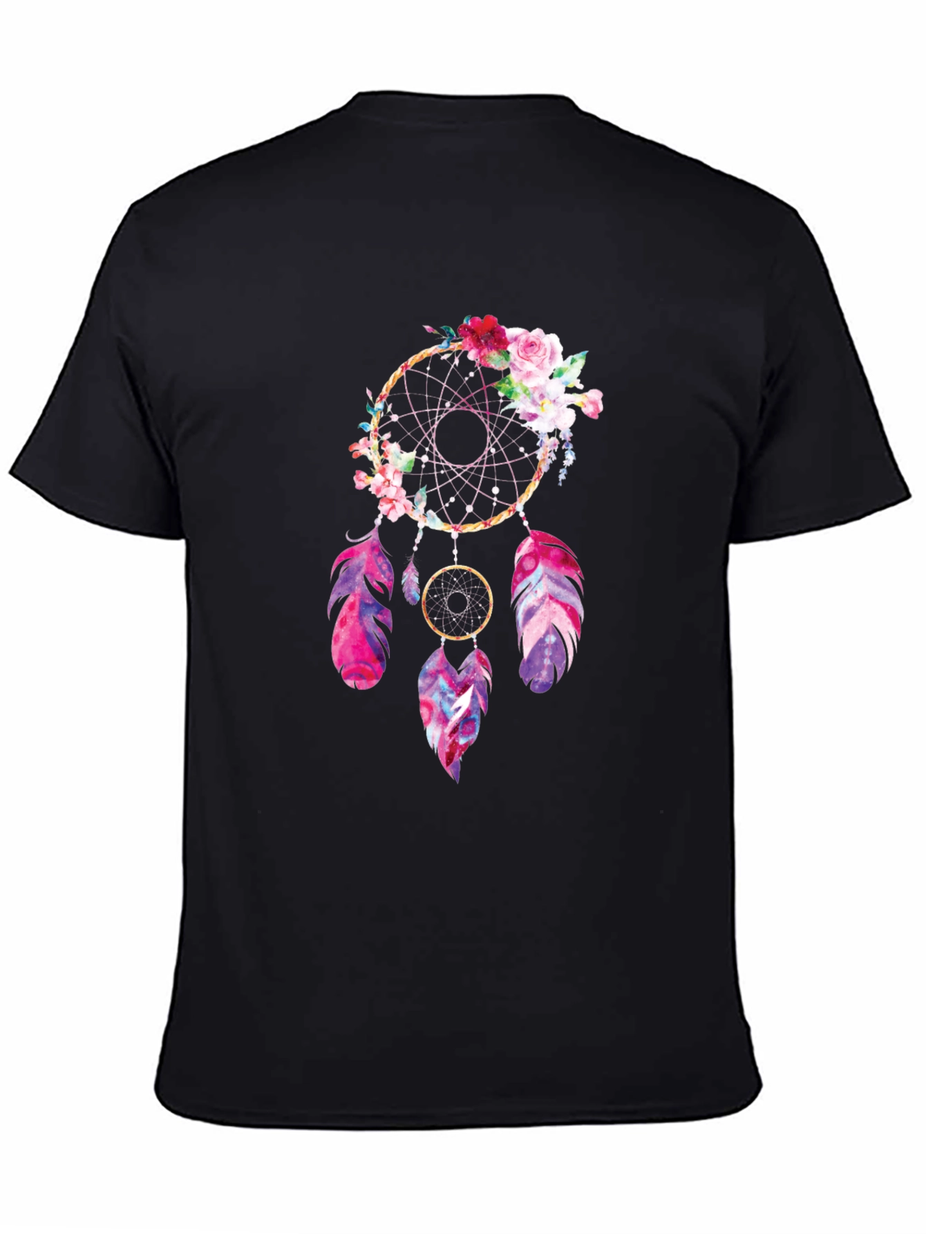 Dreamcatcher Graphic Tee - Floral Accent