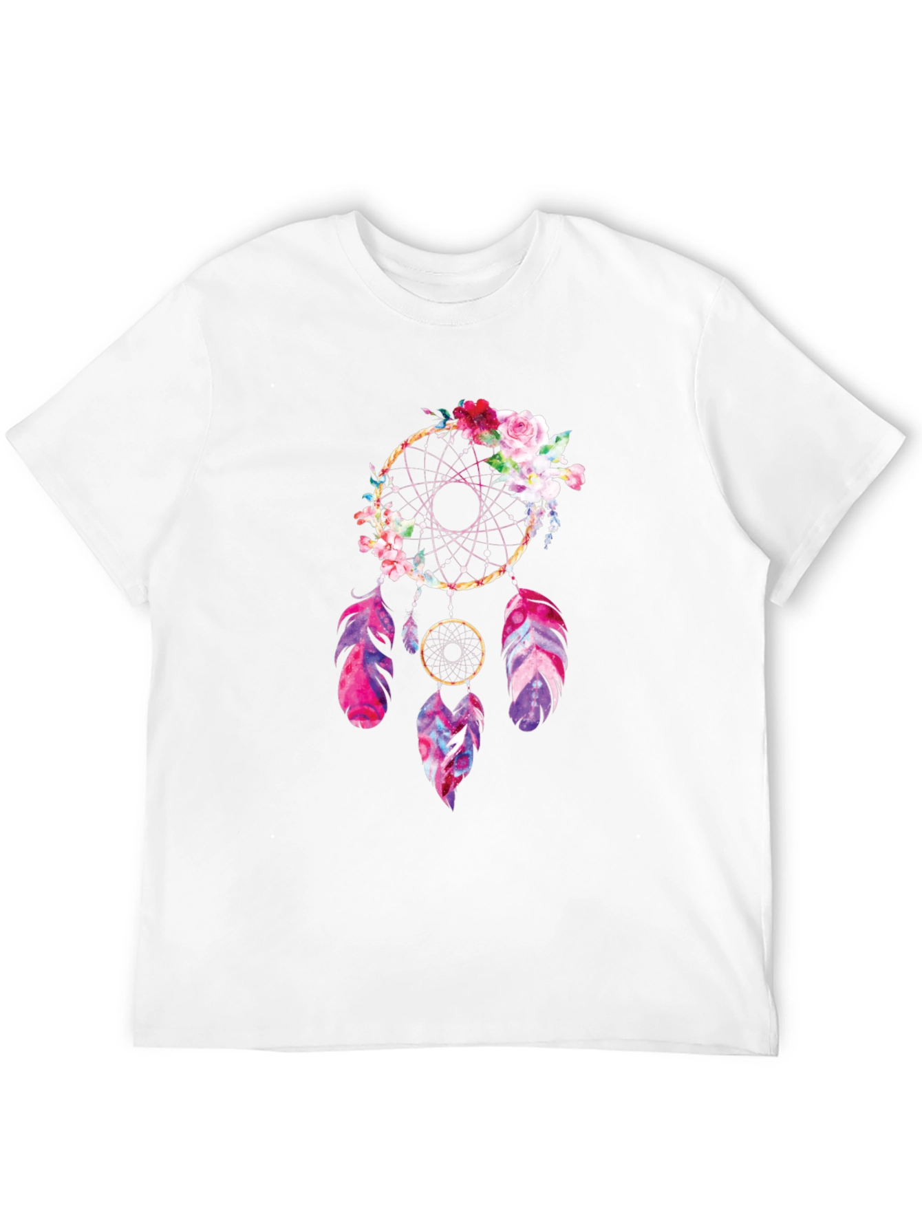 Dreamcatcher Graphic Tee - Floral Accent