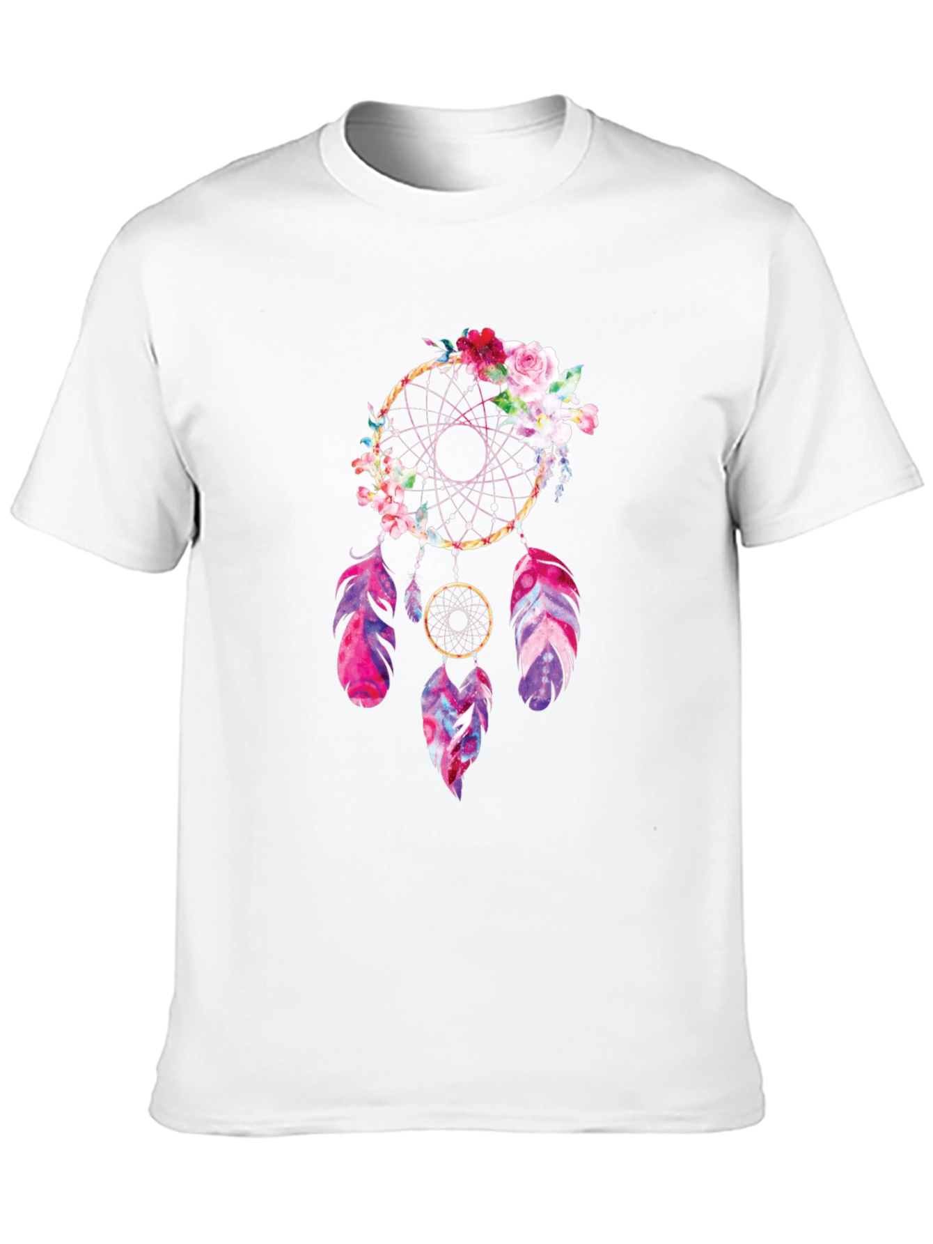 Dreamcatcher Graphic Tee - Floral Accent