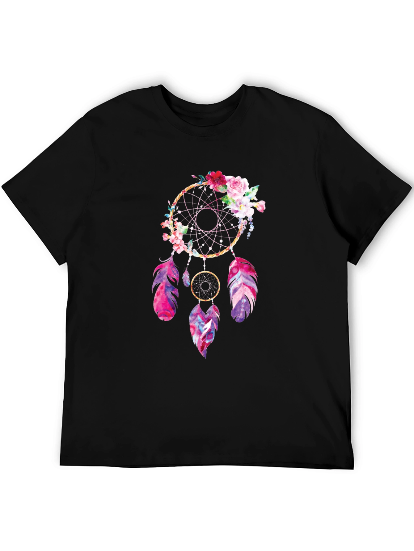Dreamcatcher Graphic Tee - Floral Accent
