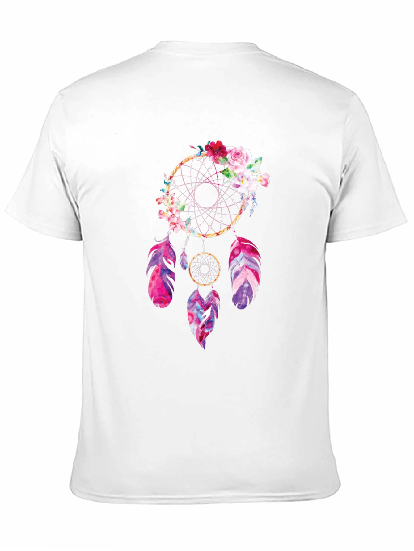 Dreamcatcher Graphic Tee - Floral Accent
