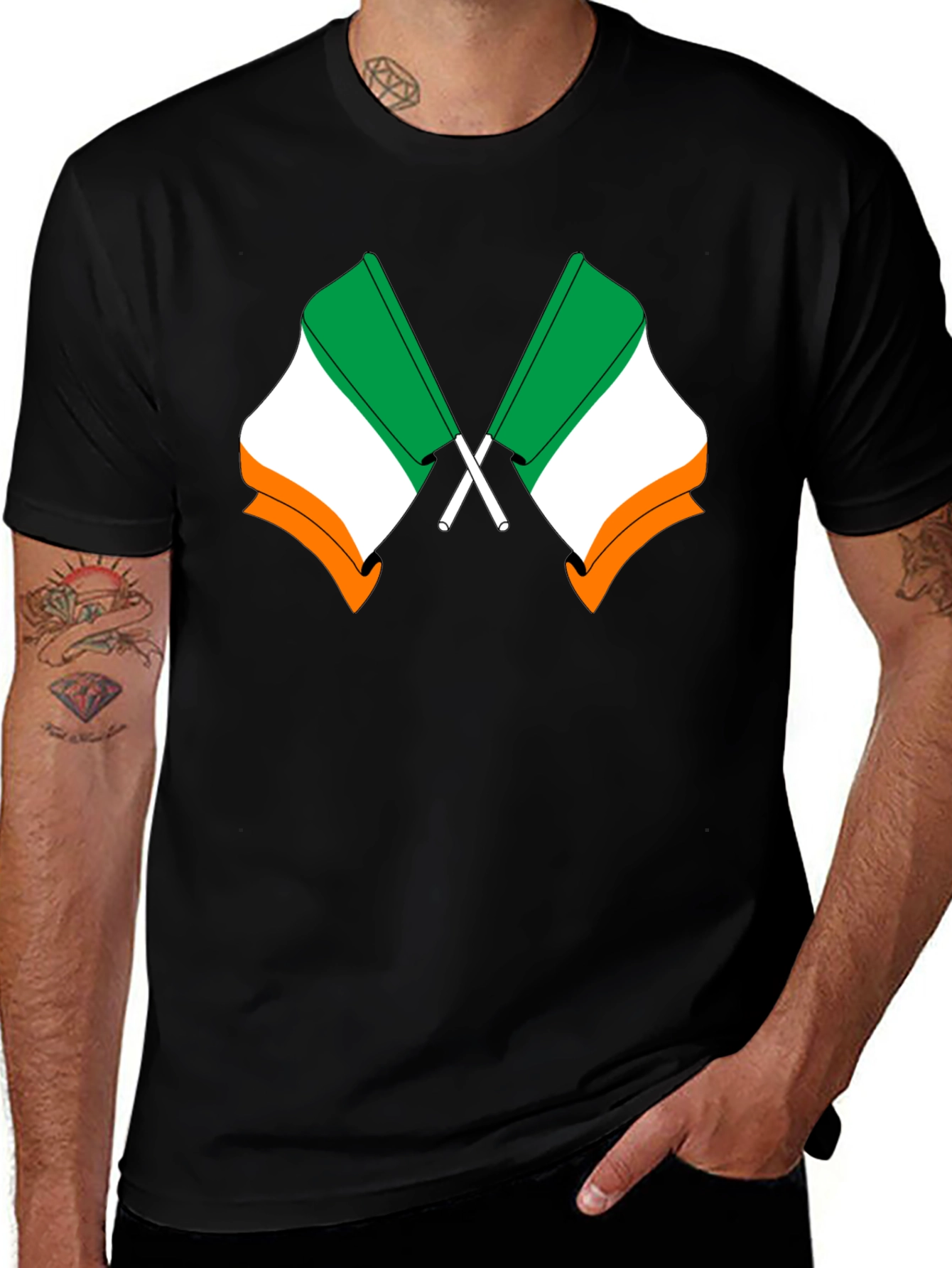 Irish Flag Graphic Tee - St. Patricks Day Shirt
