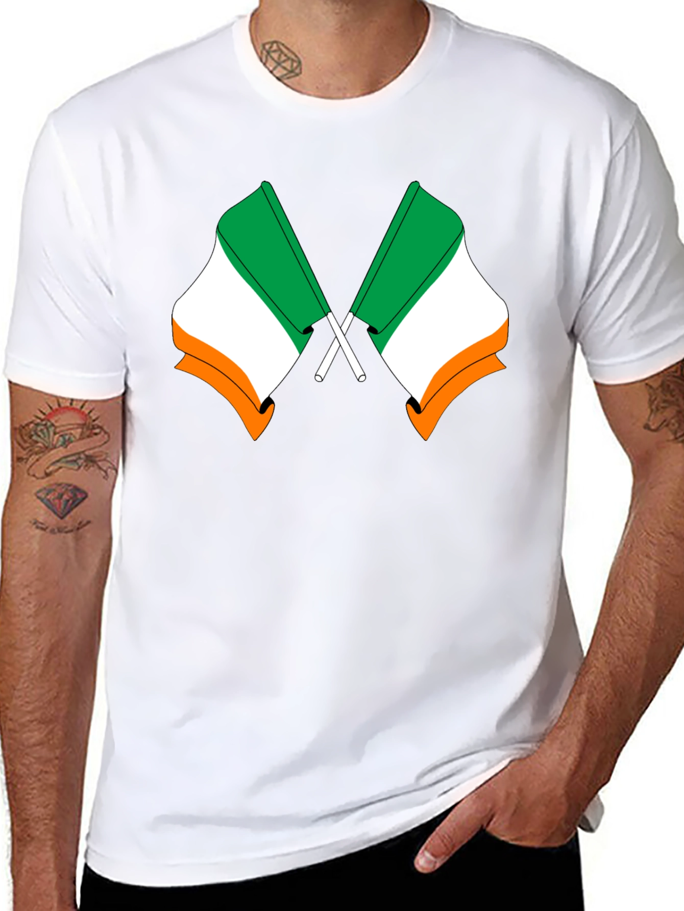 Irish Flag Graphic Tee - St. Patricks Day Shirt
