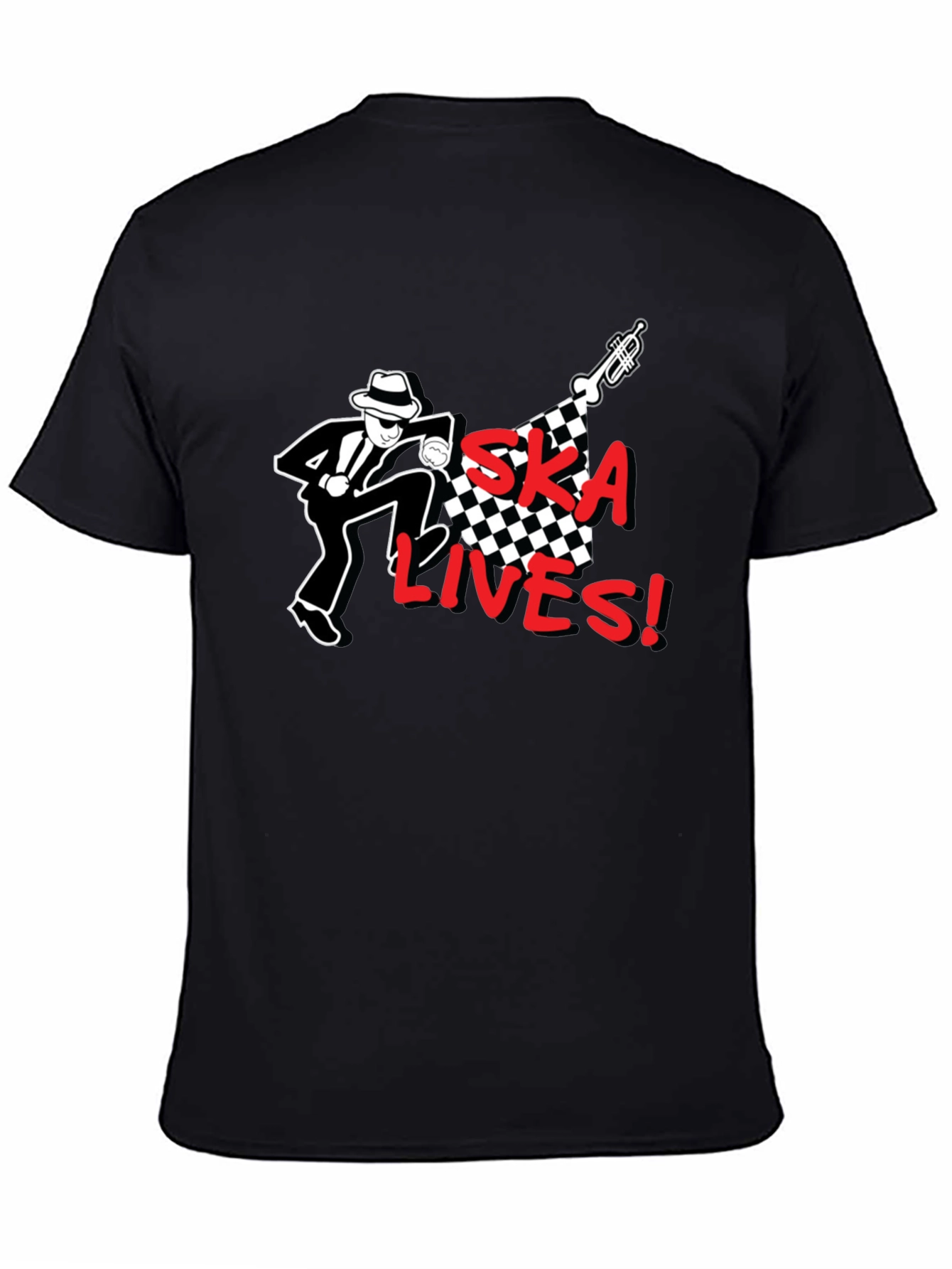 Ska Lives T-Shirt - Black Graphic Tee