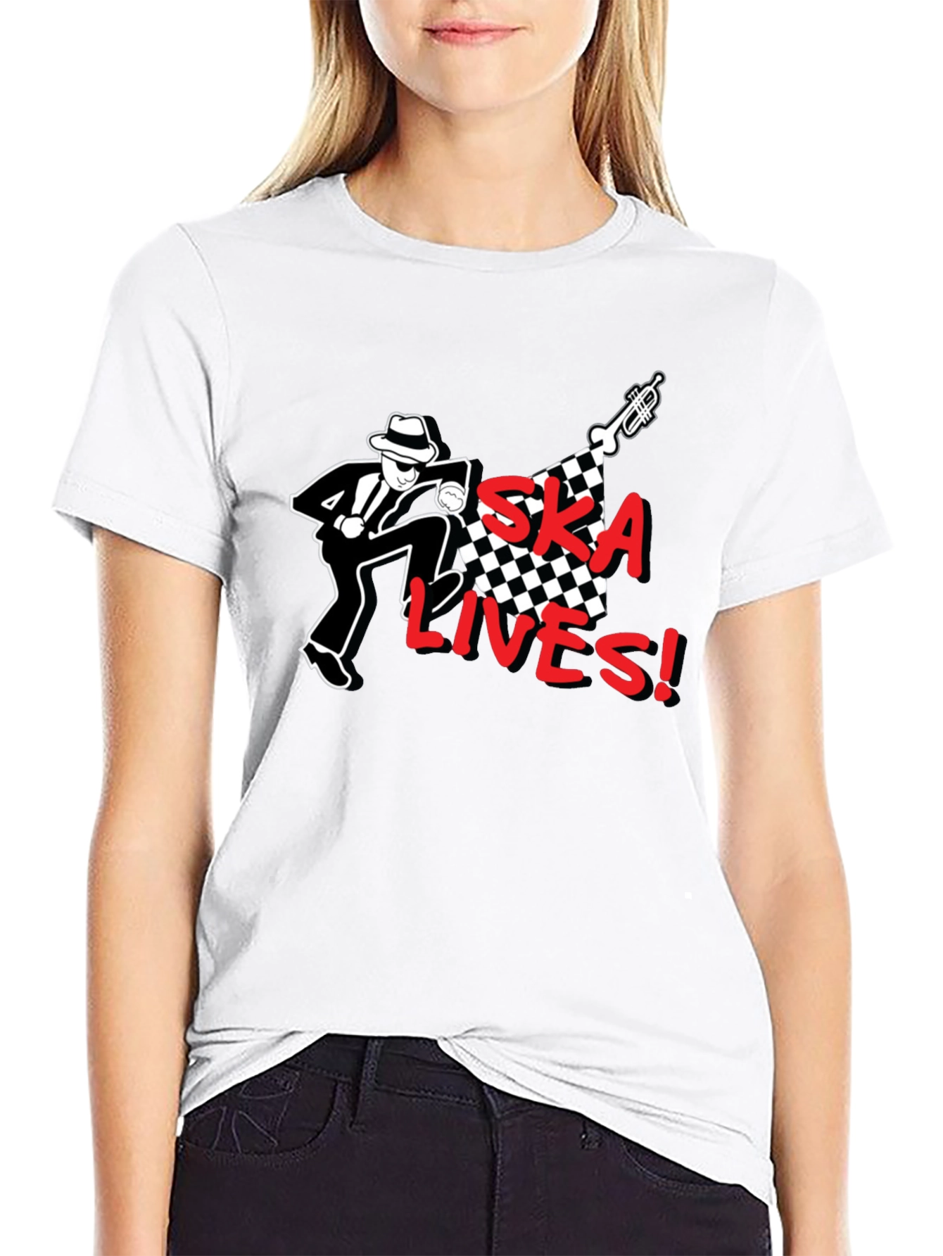 Ska Lives T-Shirt - Black Graphic Tee