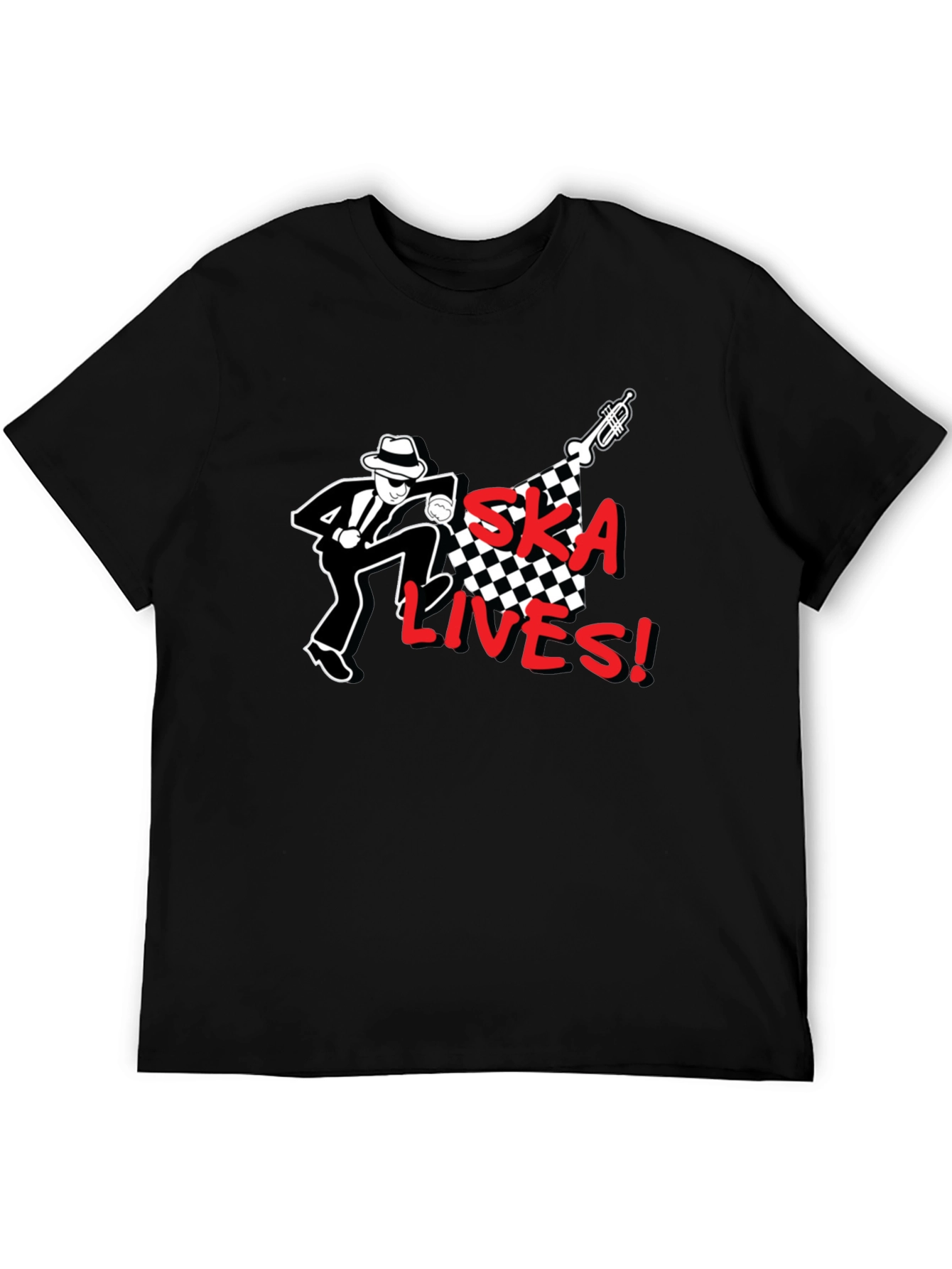 Ska Lives T-Shirt - Black Graphic Tee