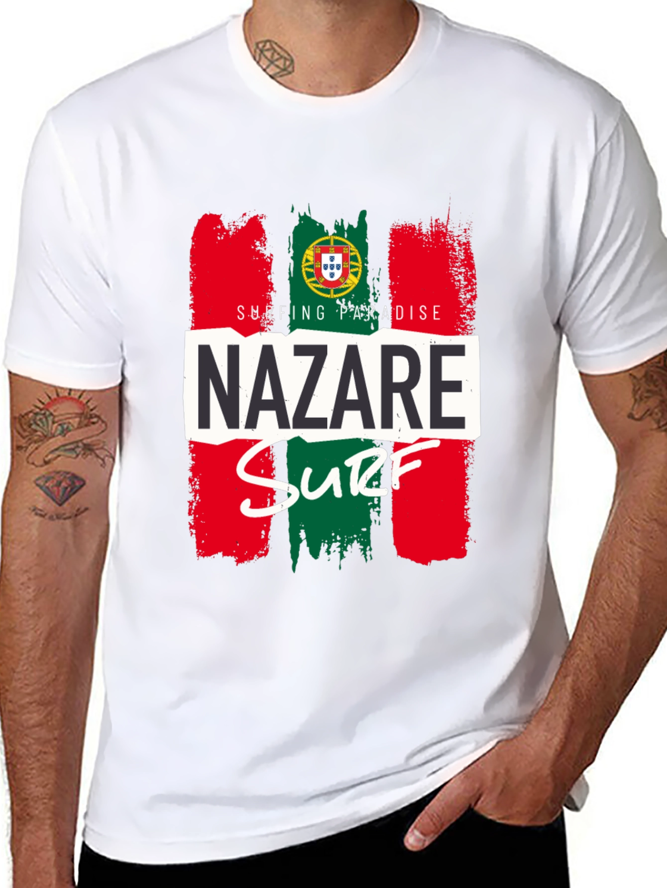 Nazare Surf T-Shirt - Surfing Paradise Tee